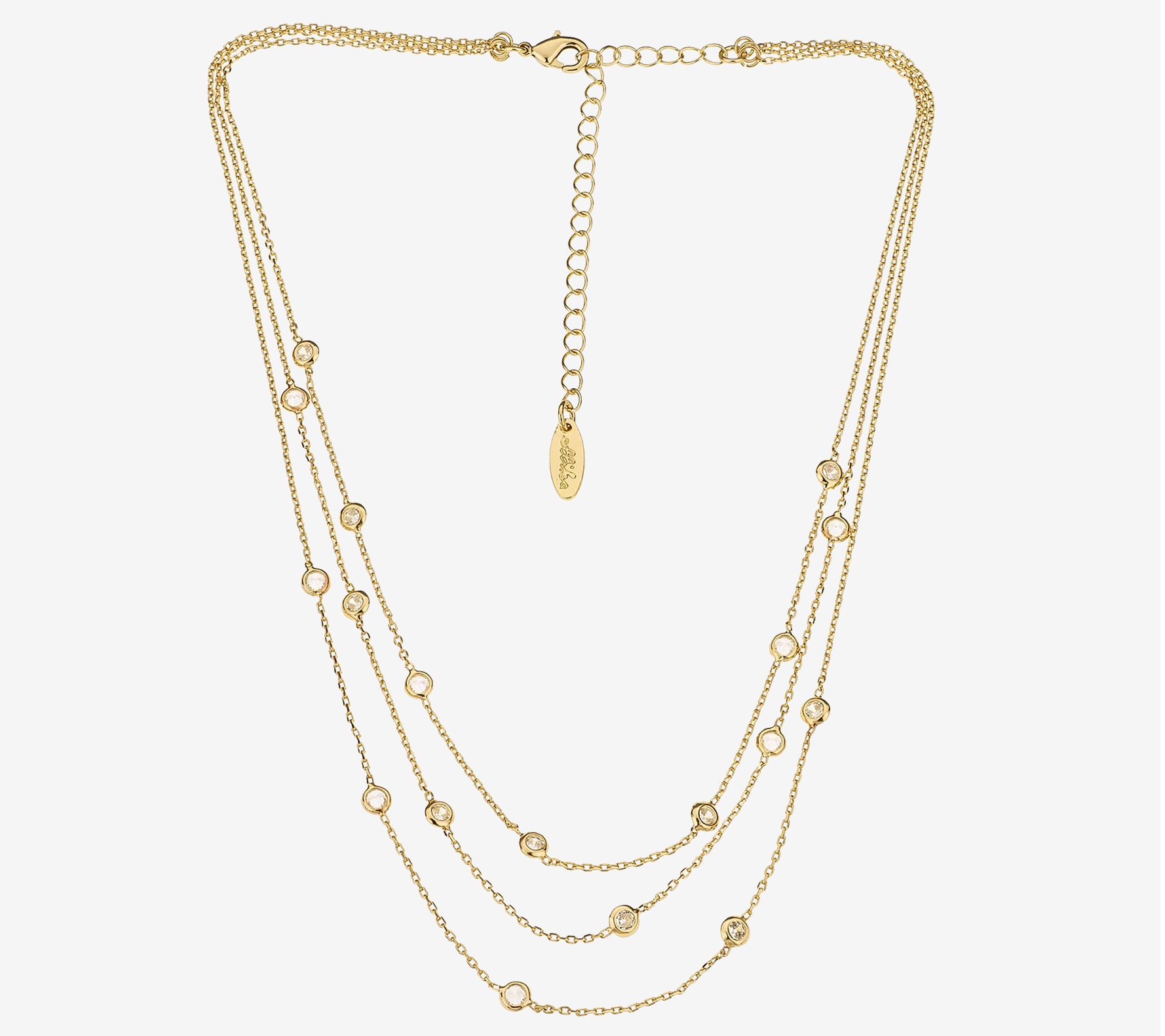 Ettika Perfect Dotted Layered Necklace - QVC.com