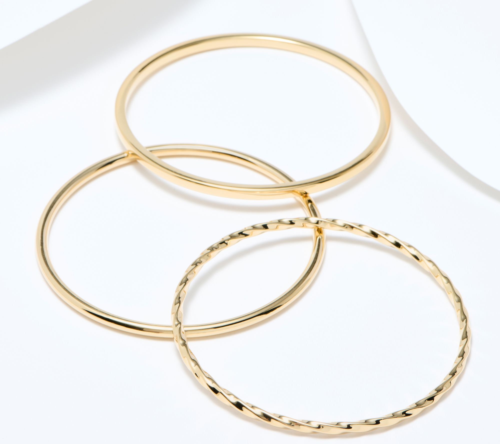 Qvc on sale gold bangles