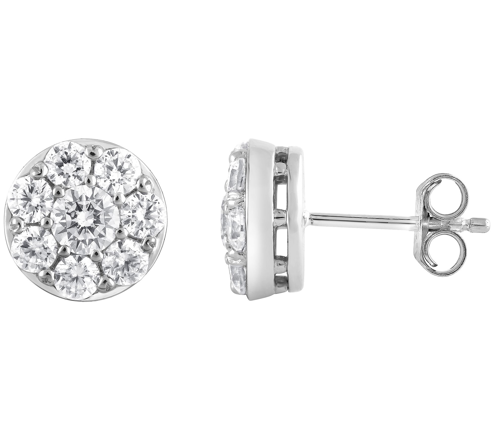 Fire Light Lab Grown Diamond 1.60 cttw Stud Earrings, 14K Gold