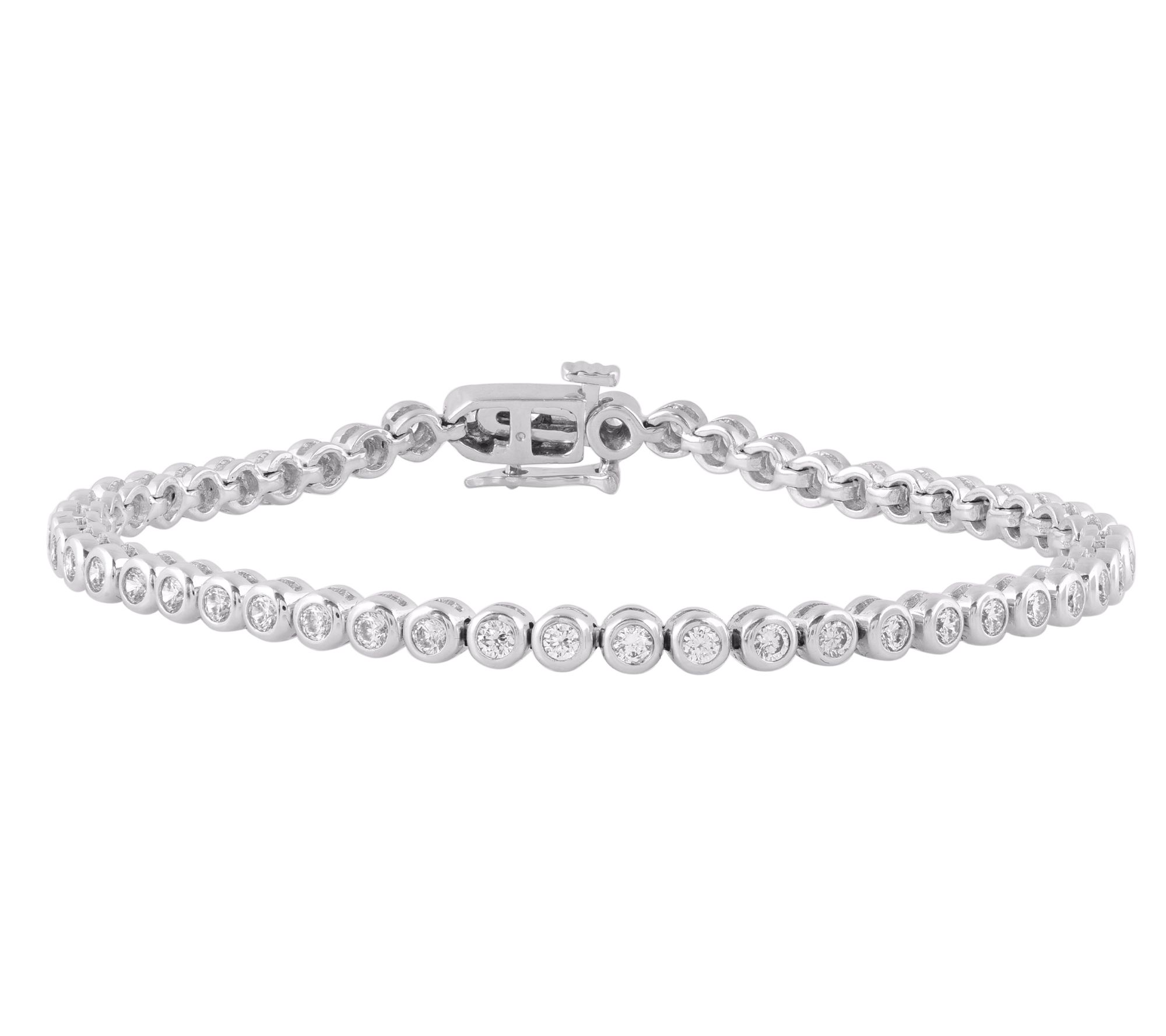 Affinity Diamonds 2.00 cttw Tennis Bracelet, Sterling Silver