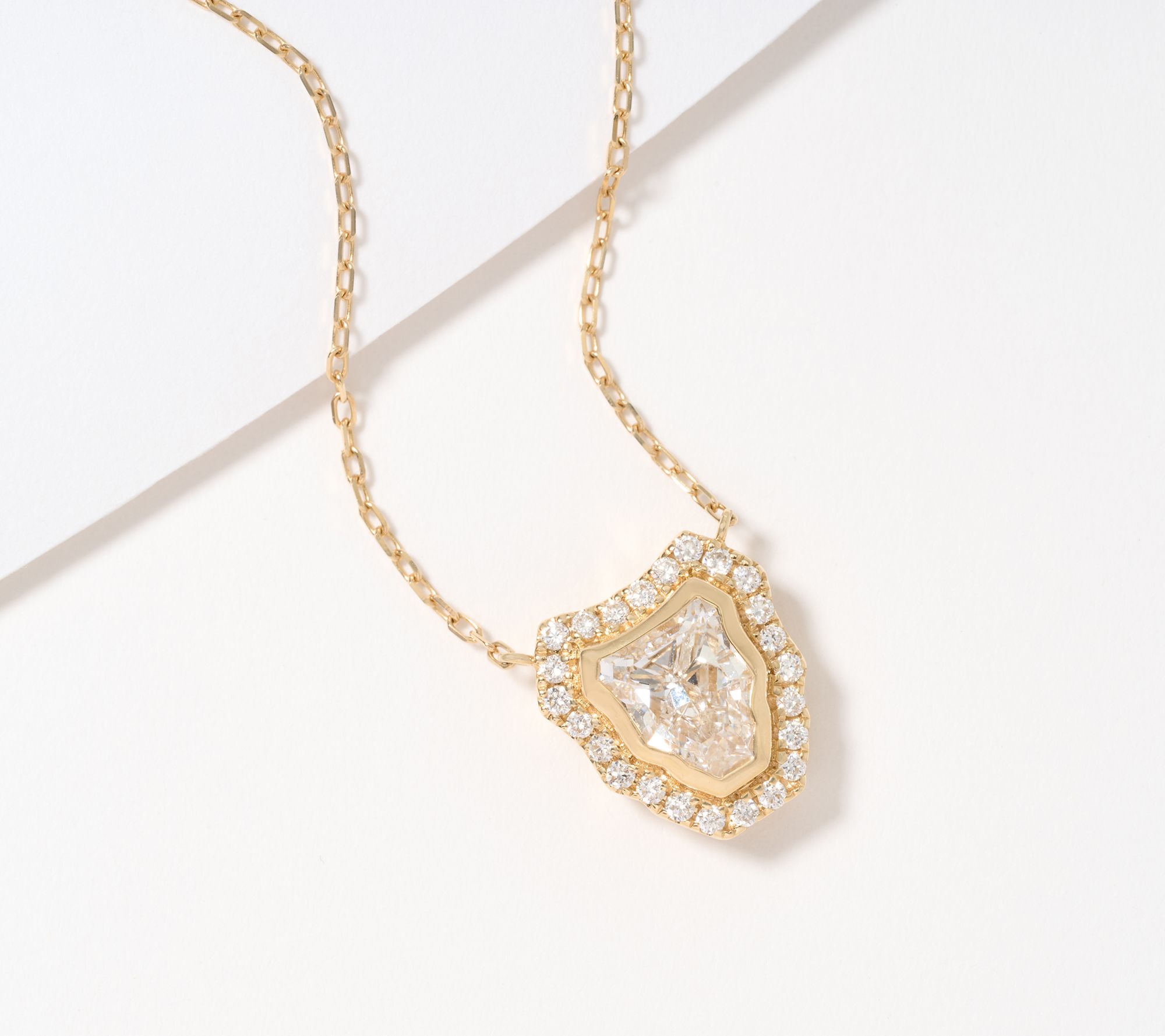 Effy Lab Grown Diamond Panther Necklace, 14K Gold