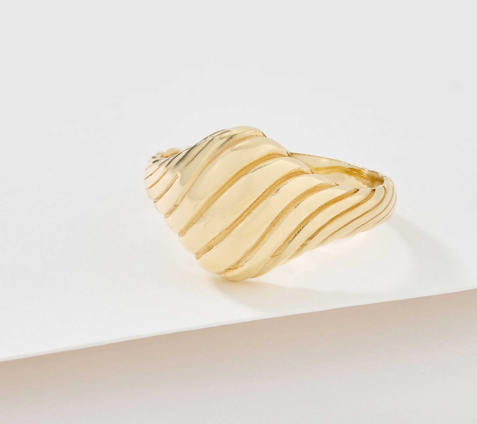 Silver Style Textured Wave Ring, Sterling Silver