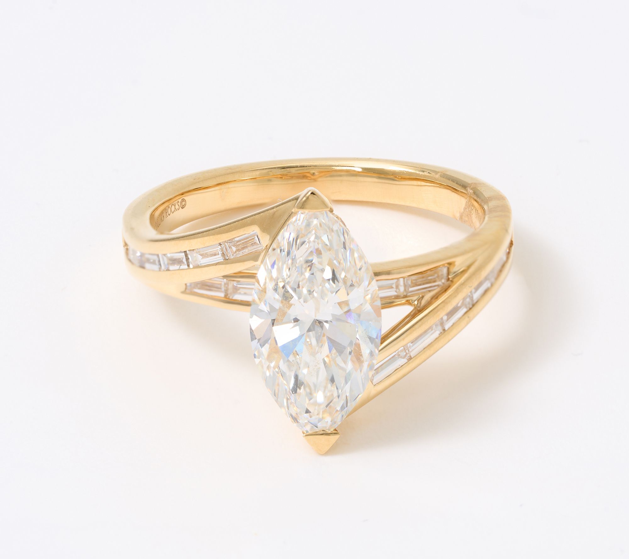 Smiling Rocks Lab Grown Diamonds 2.60 cttw Ring, 14K Gold