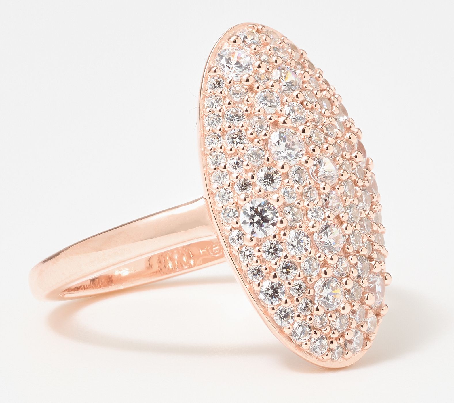 Diamonique x Lulu Frost Micro Pave Ring, Sterling Silver