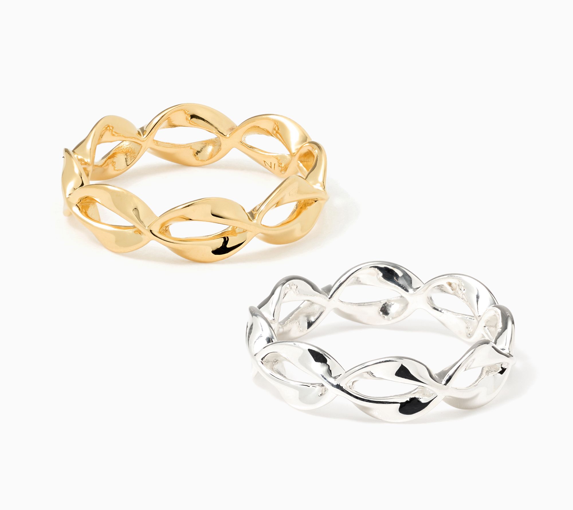 Christian James by Scott Grimes Sterling Silver Ripple Eternity Band ...