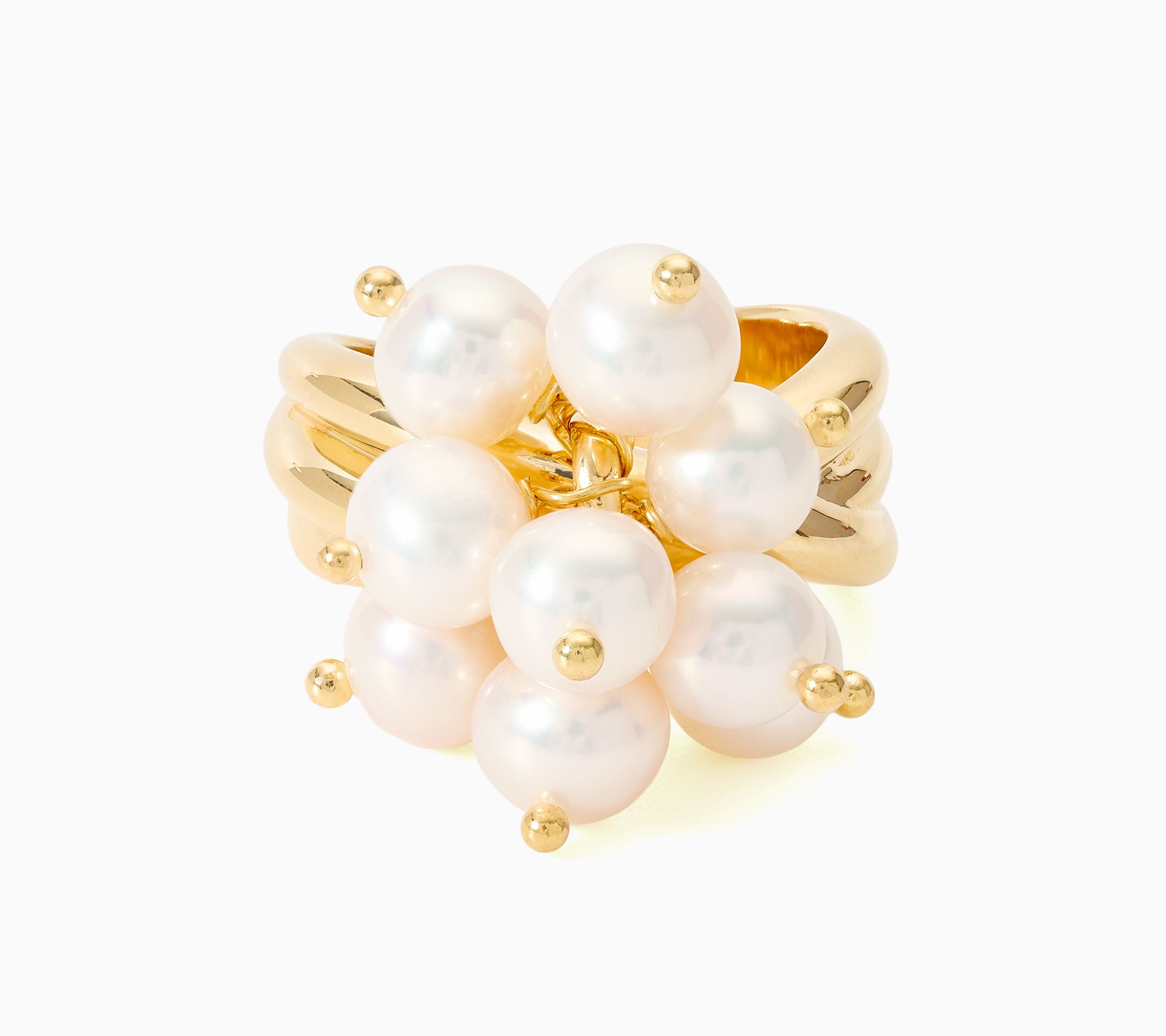 Honora Bronze Cultured Pearl Charm Ring