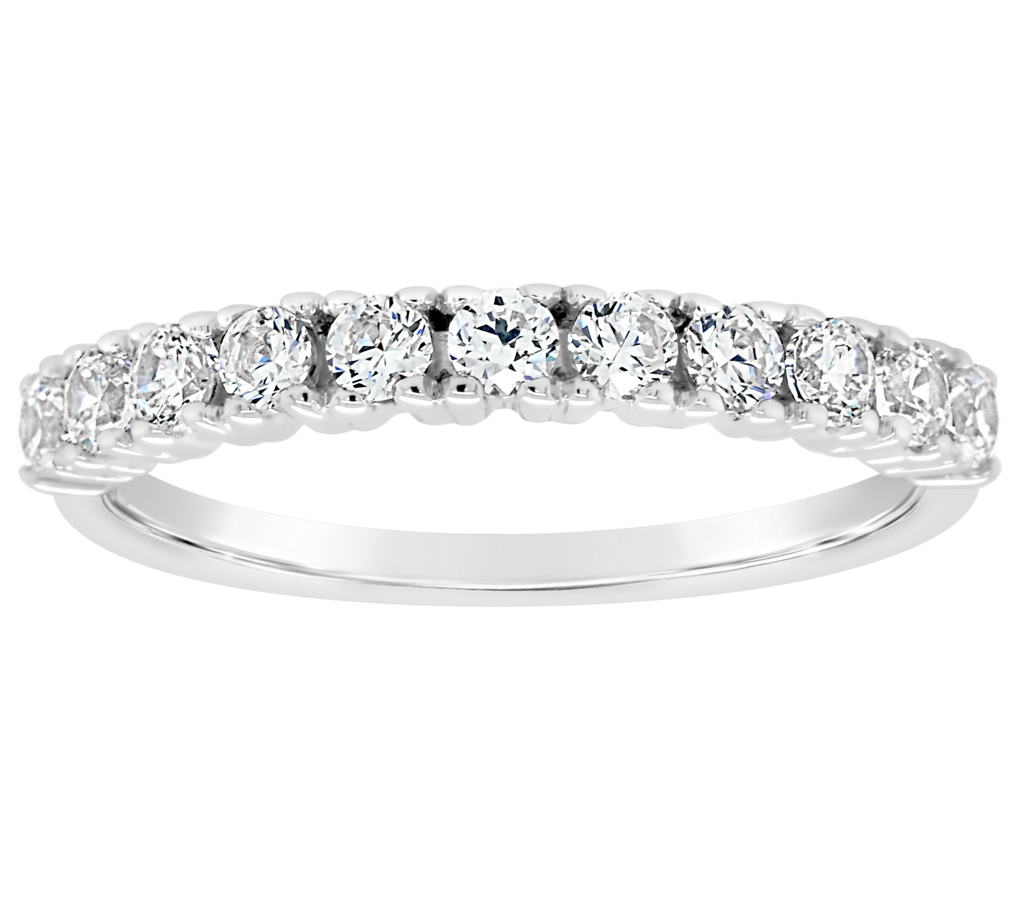 Affinity 14K Gold 1/2 cttw 11-Stone Diamond Band Ring