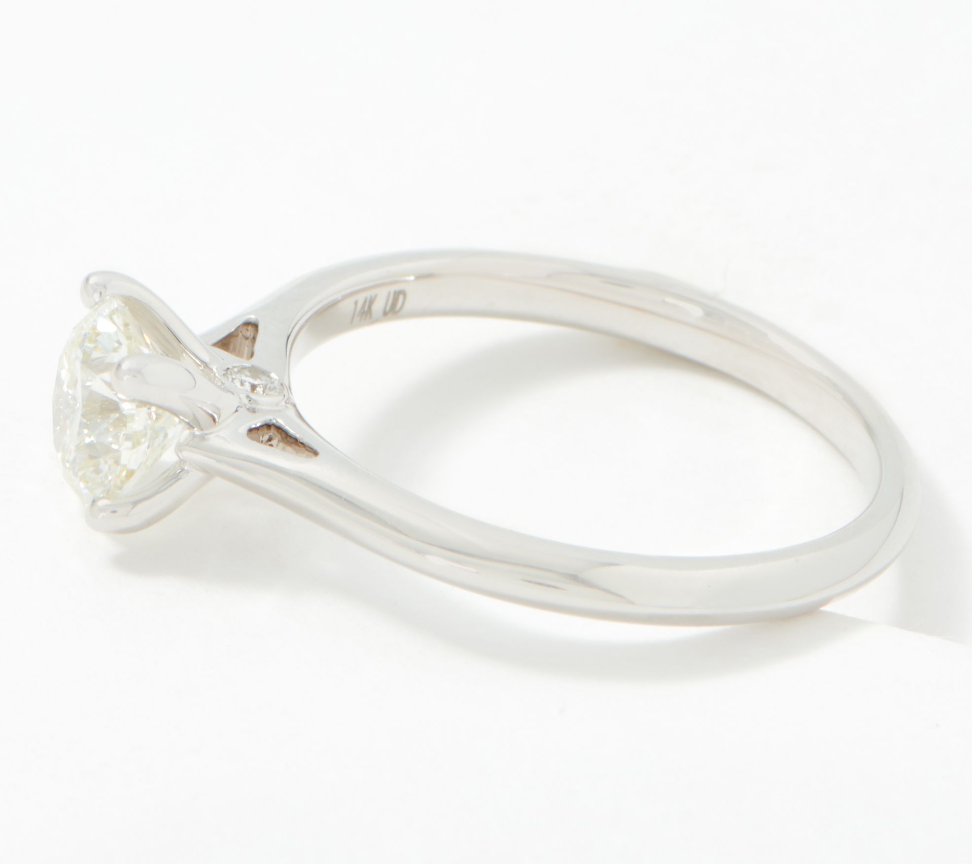 Fire Light Lab Grown Diamond 14K Gold Solitaire Ring, 1.00cttw