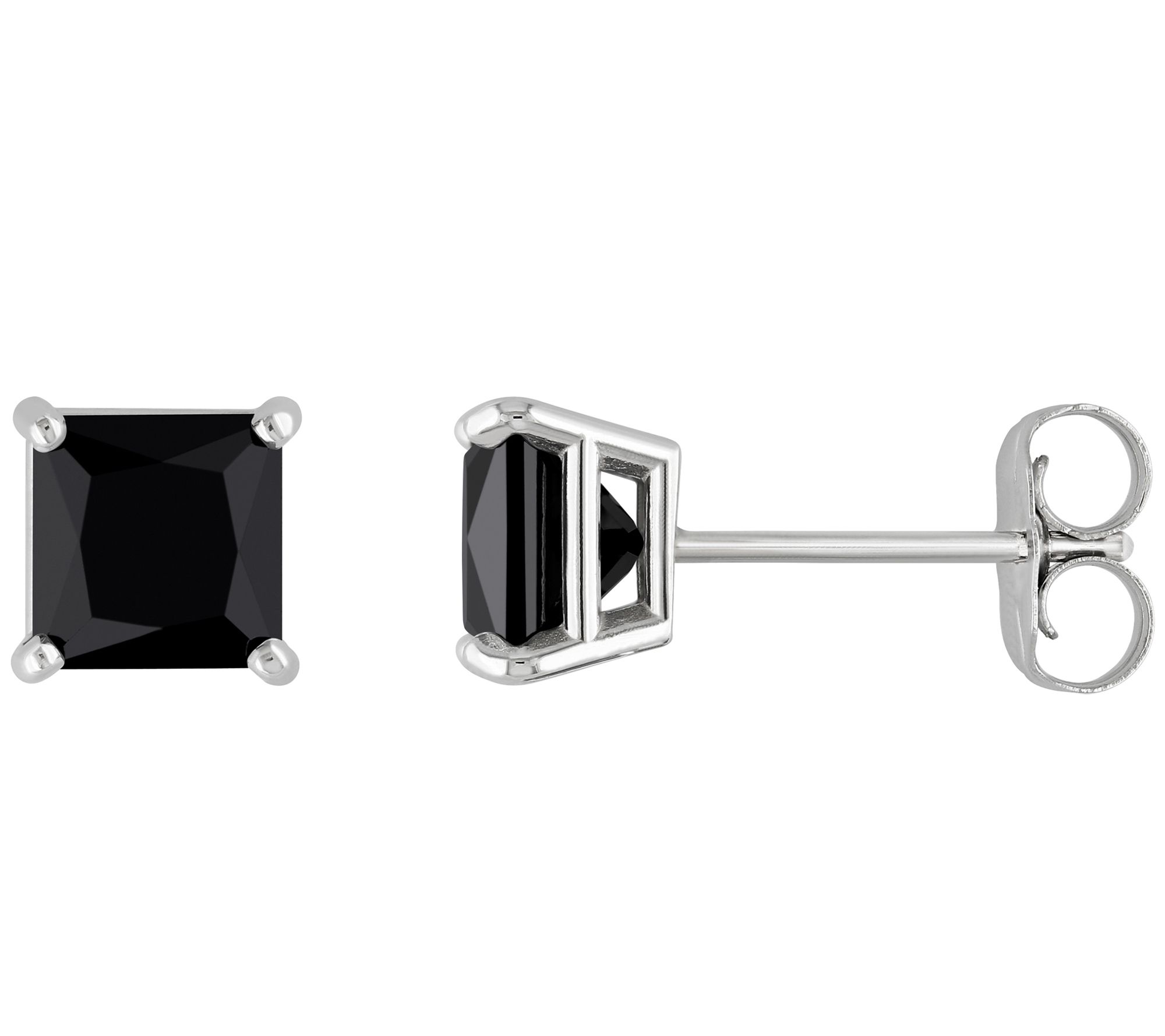 Affinity Black Diamond Stud Earrings, 1.00 cttw, 14K - QVC.com