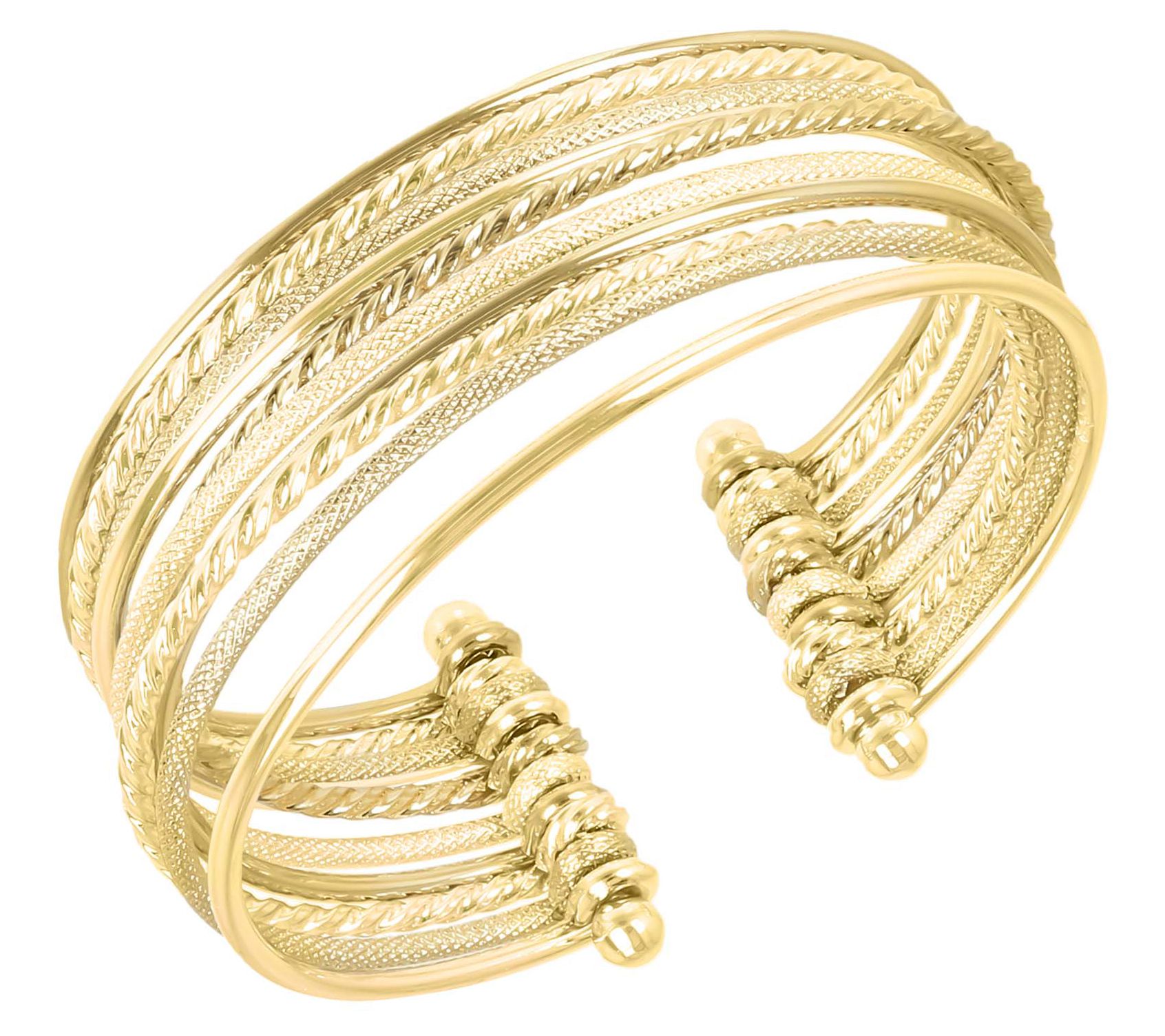 Louis Dell'Olio Bronze Millefili Multistrand Cuff