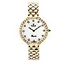 Vicence Round Case Panther Link 14K Gold Watch