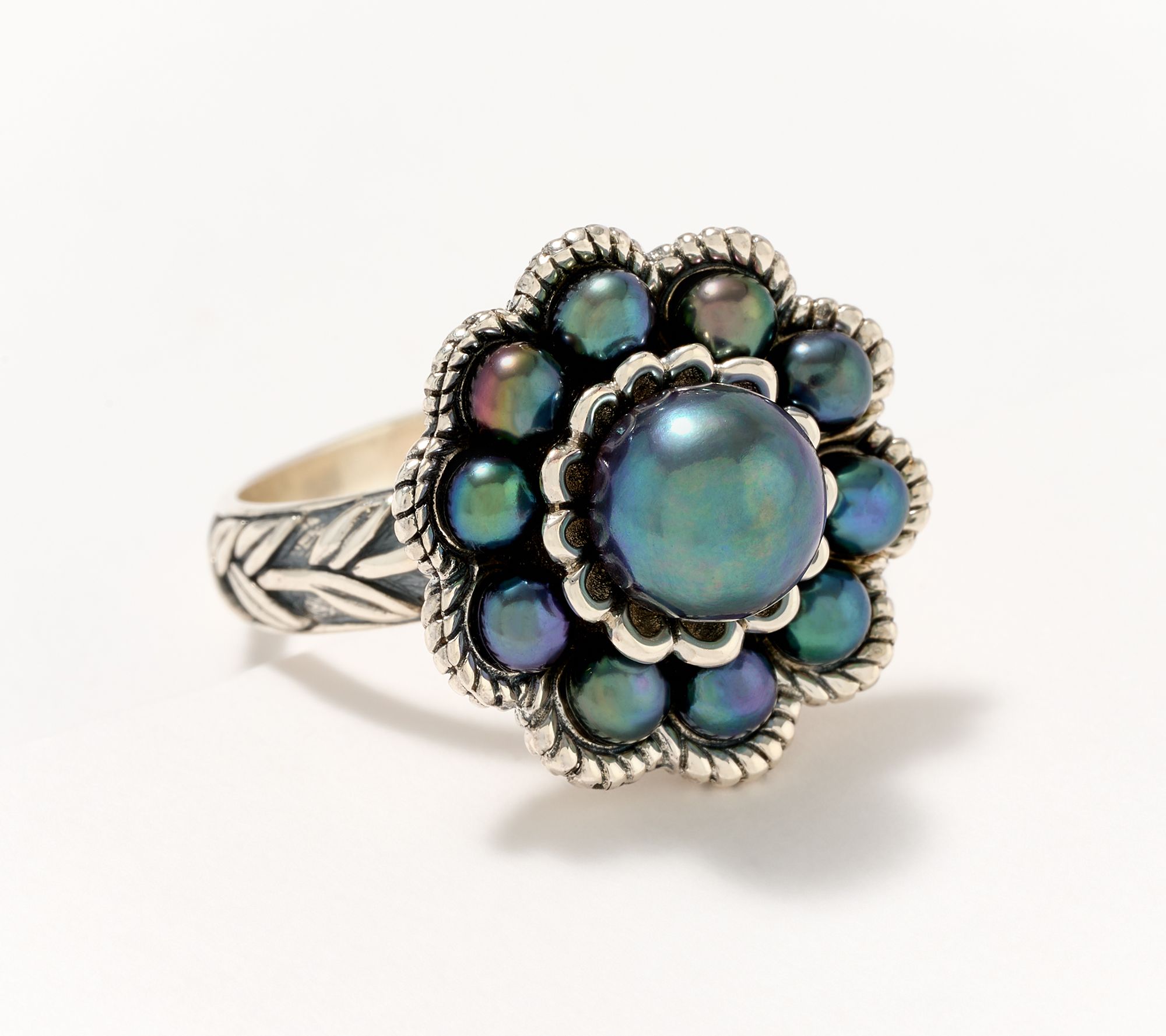 Artisan Crafted by Robert Manse Sterling Silver Cultured Pearl Ring