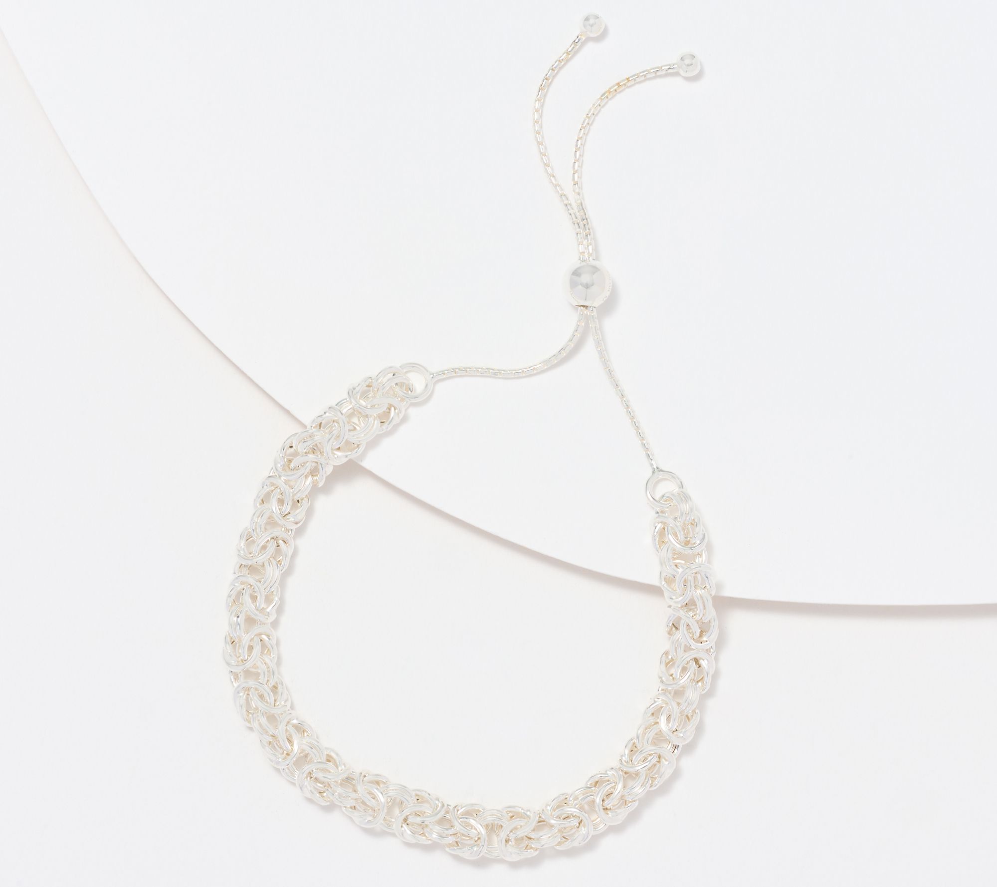 "As Is" UltraFine 950 Silver Adj. Bolo Bracelet, 5.5-7.5g