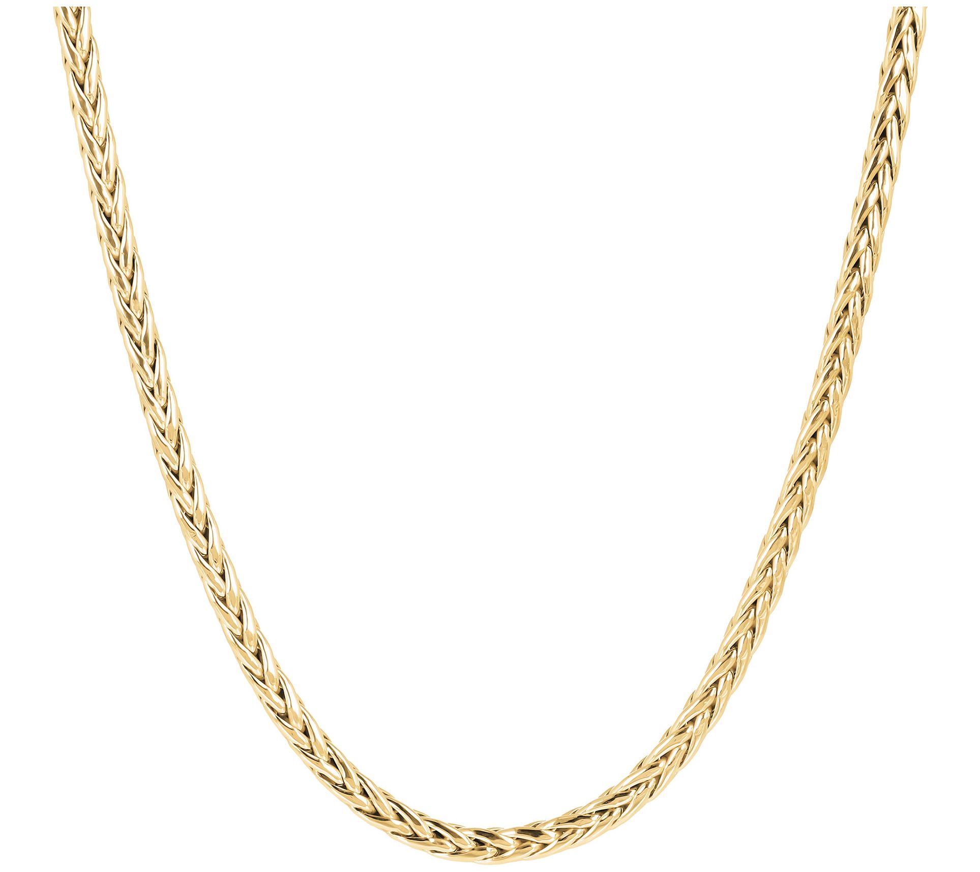 Alberto Milani 36 Spiga Chain Necklace, 14K Gold