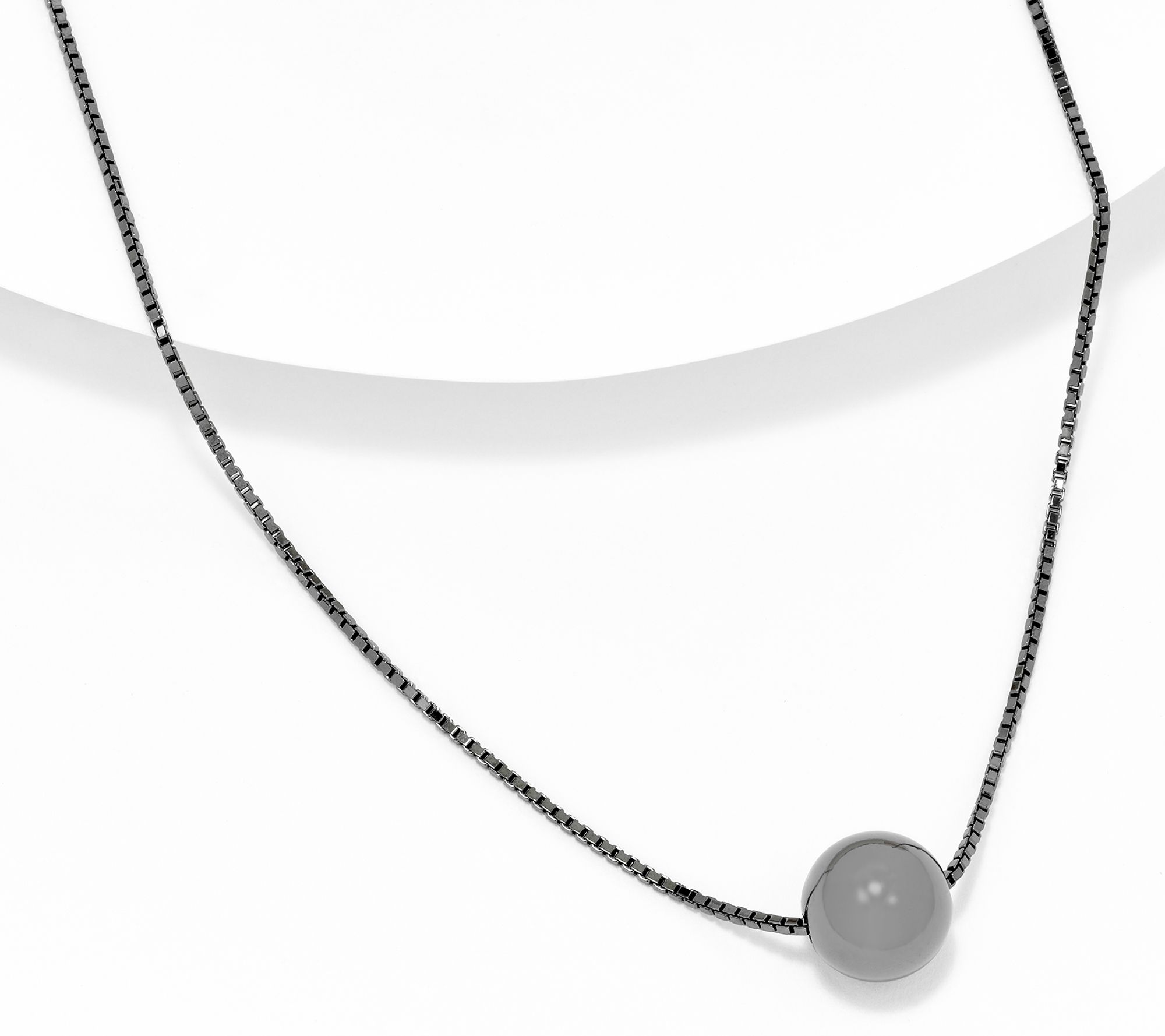 "As Is" David Markstein Bronze 12mm Bead 18" Necklace