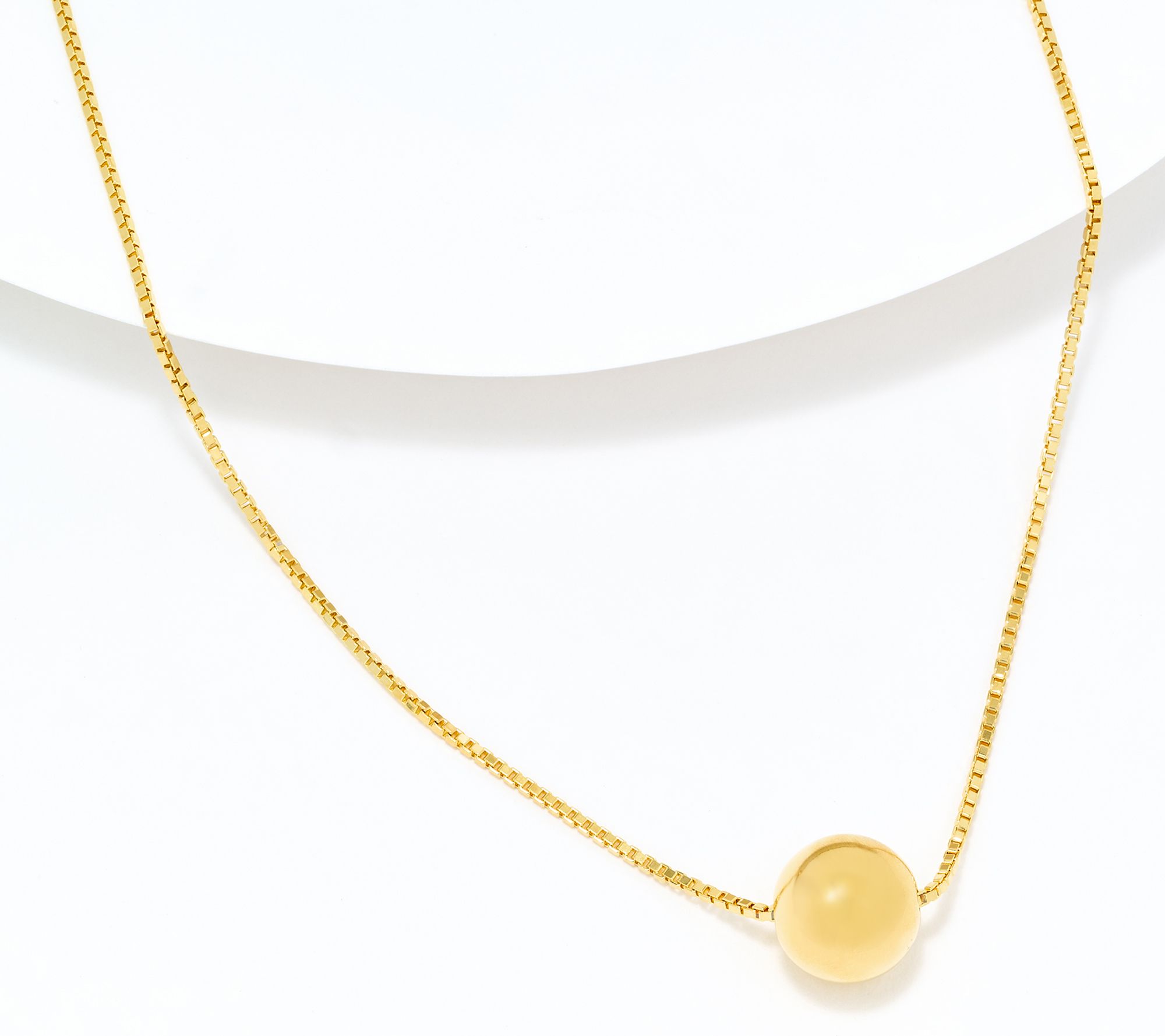 "As Is" David Markstein Bronze 12mm Bead 18" Necklace