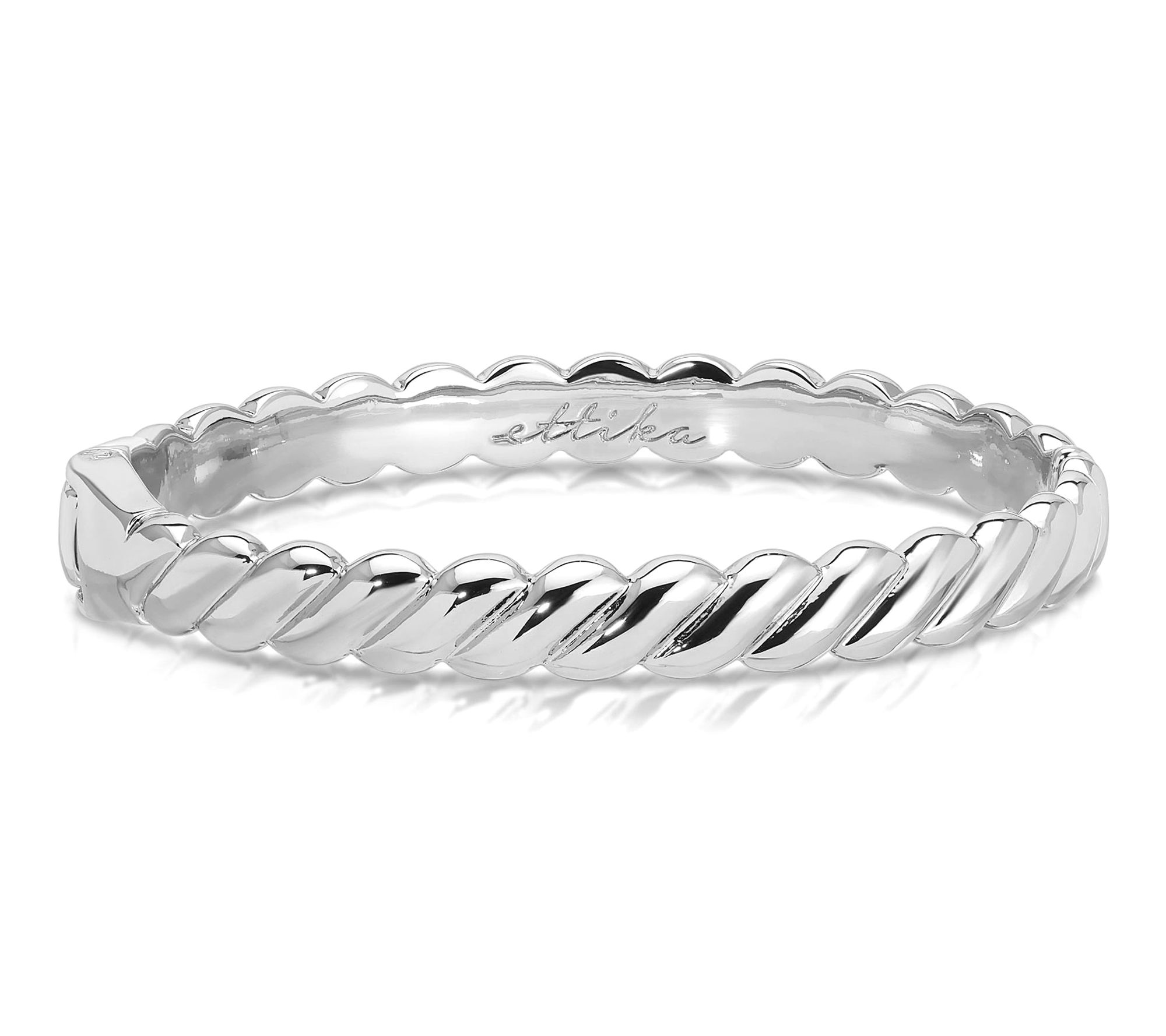 Ettika Polished Twisted Bangle