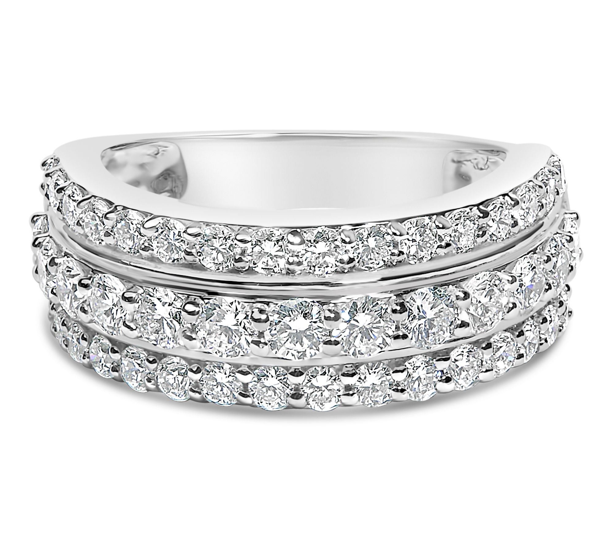 Haus of Brilliance 2.00 cttw Lab Grown Diamond Ring, Sterling