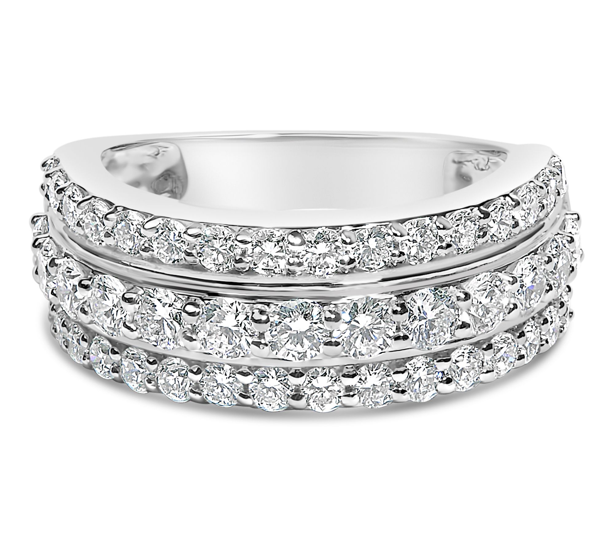 Haus of Brilliance 2.00 cttw Lab Grown DiamondRing, Sterling
