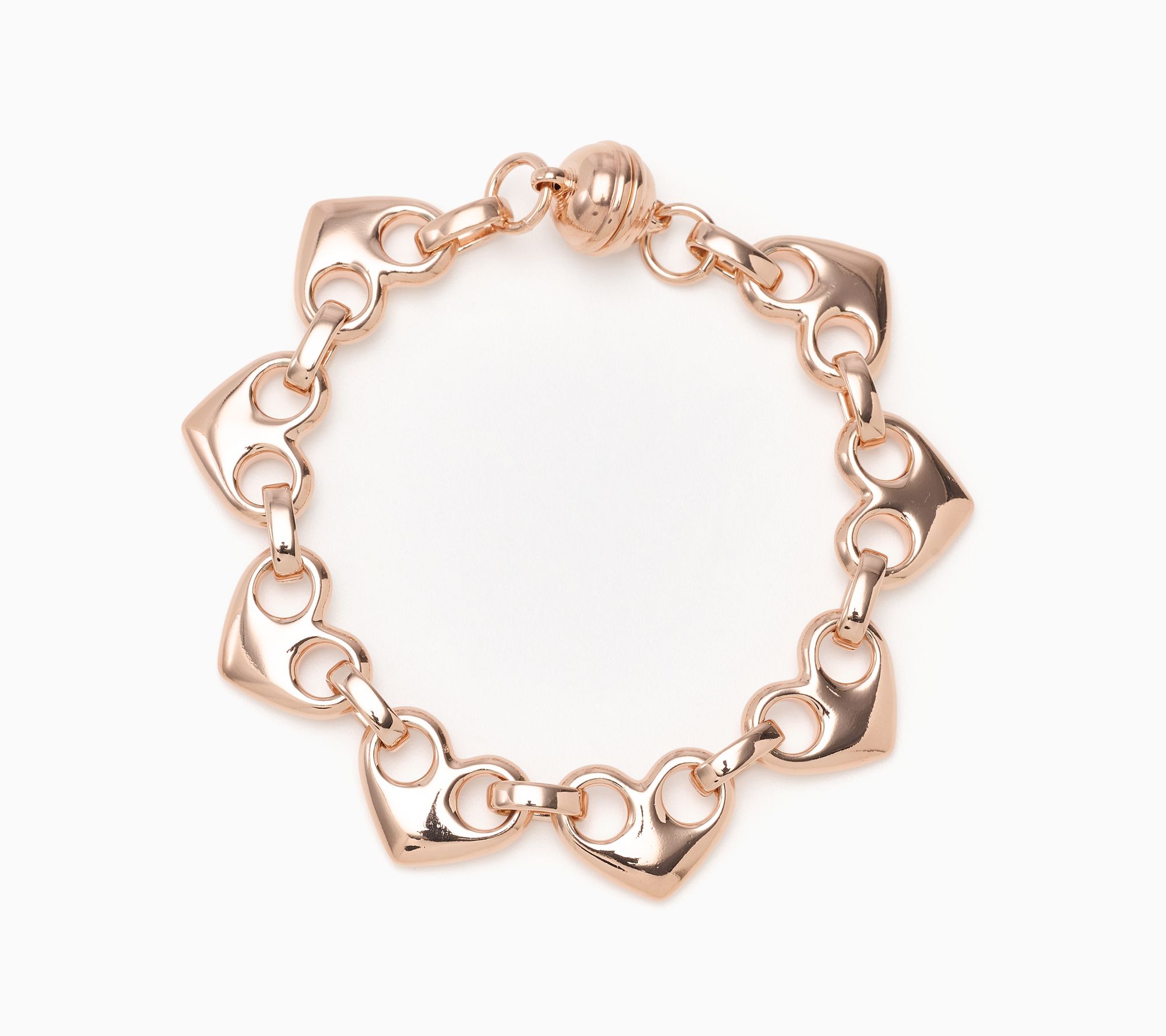 David Markstein Bronze Couture Heart Marine Bracelet