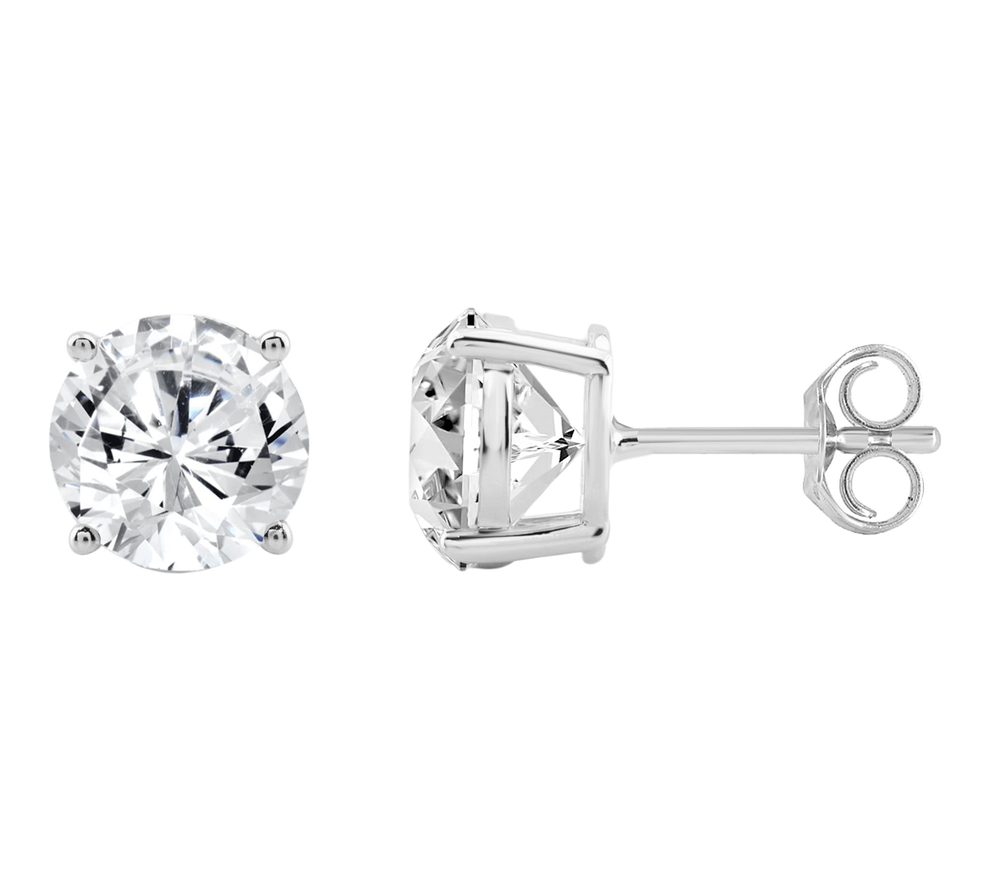 Fire Light 4.00 cttw Lab Grown Diamond Stud Earrings, 10K