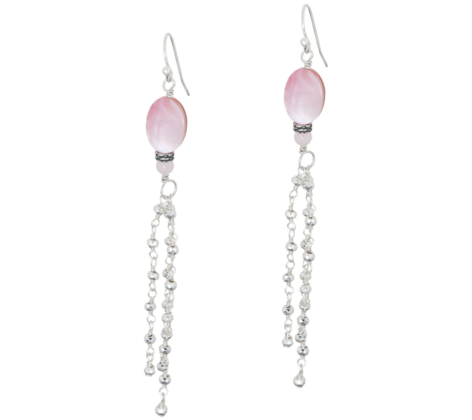 Jodie M. Bristol Fringe Drop Earrings - QVC.com