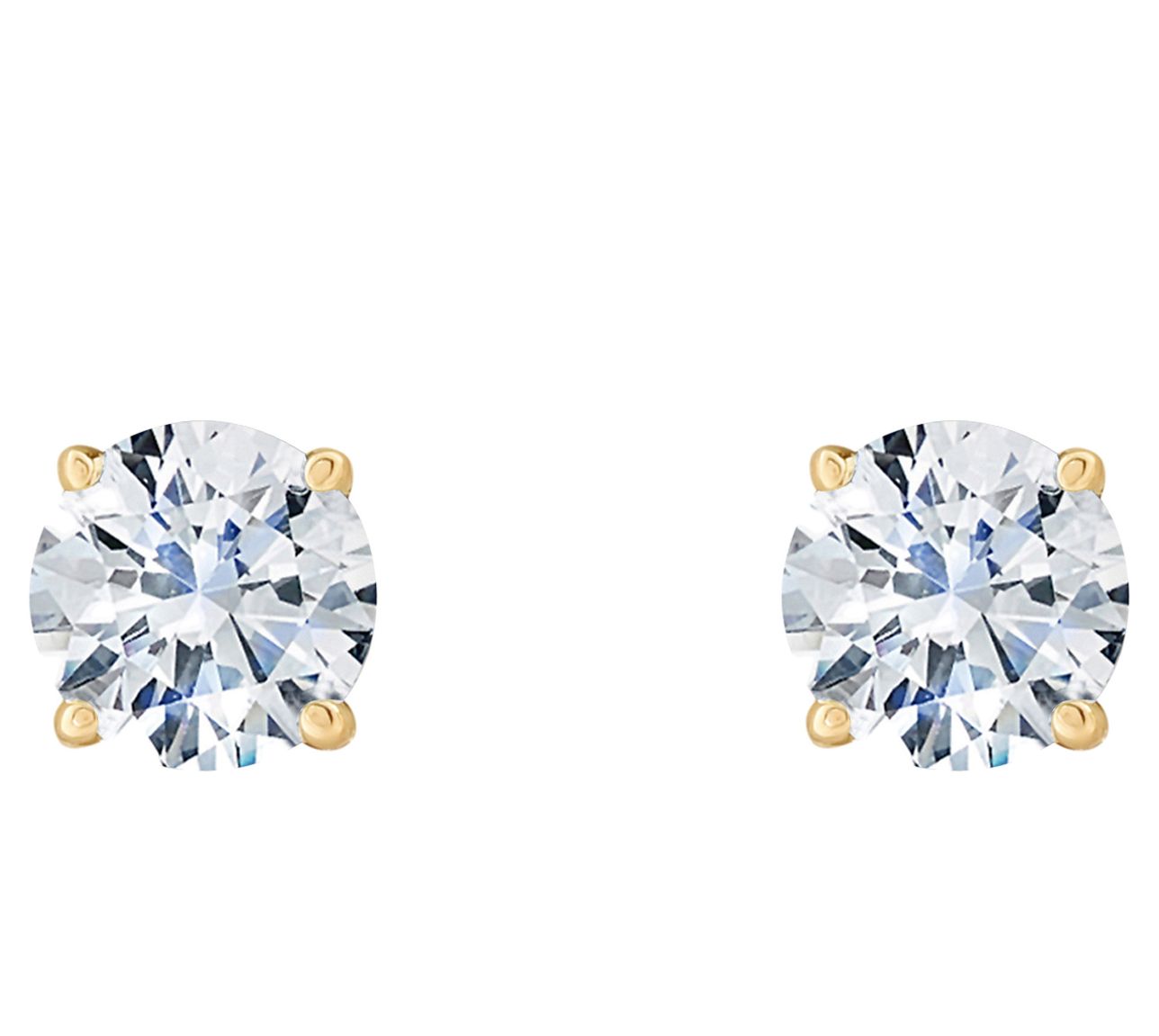 Affinity 14K 1/2 cttw Round Diamond Stud Earrings