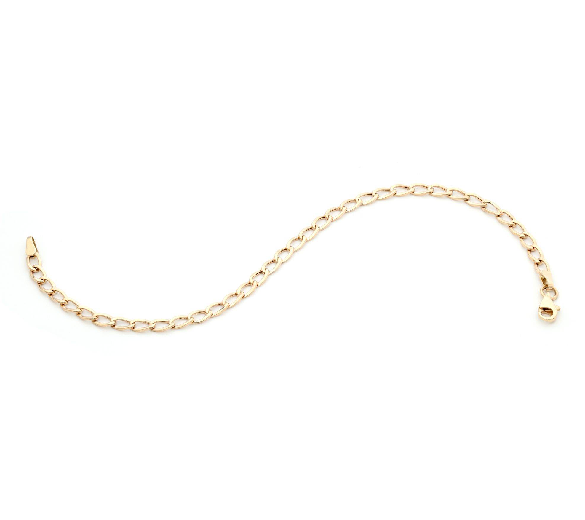 Adi Paz 14K Gold Curb Link Bracelet - QVC.com