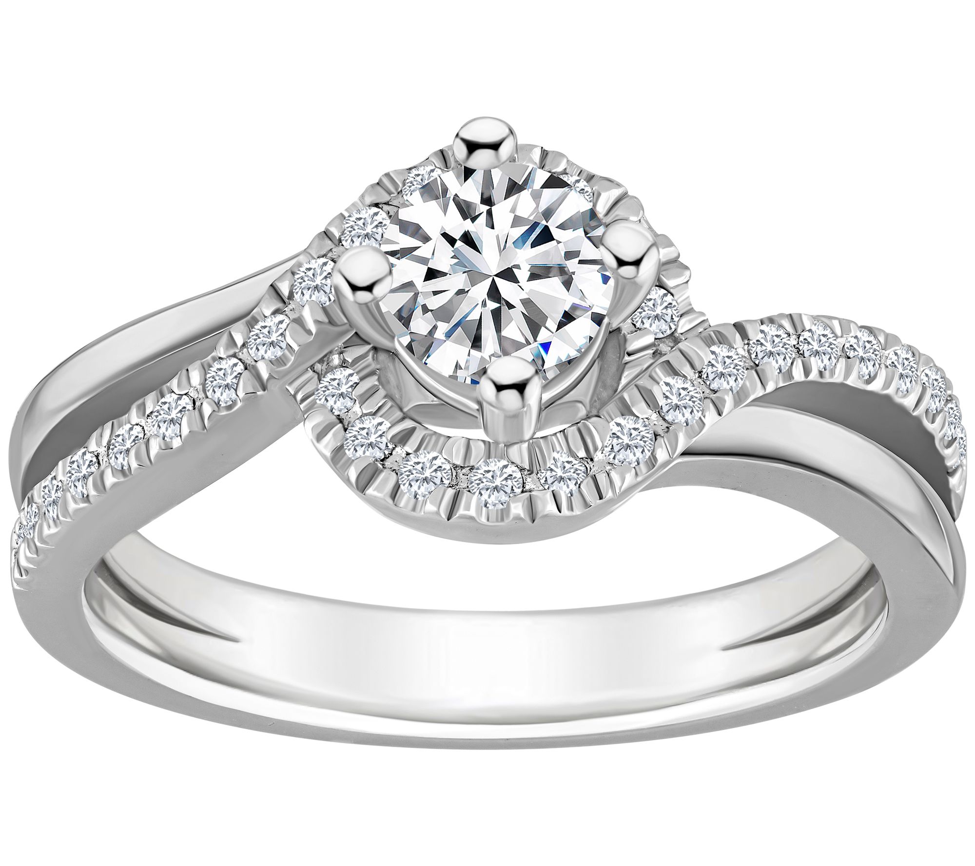Affinity 0.75 cttw Diamond Engagement R ing, 14K Gold