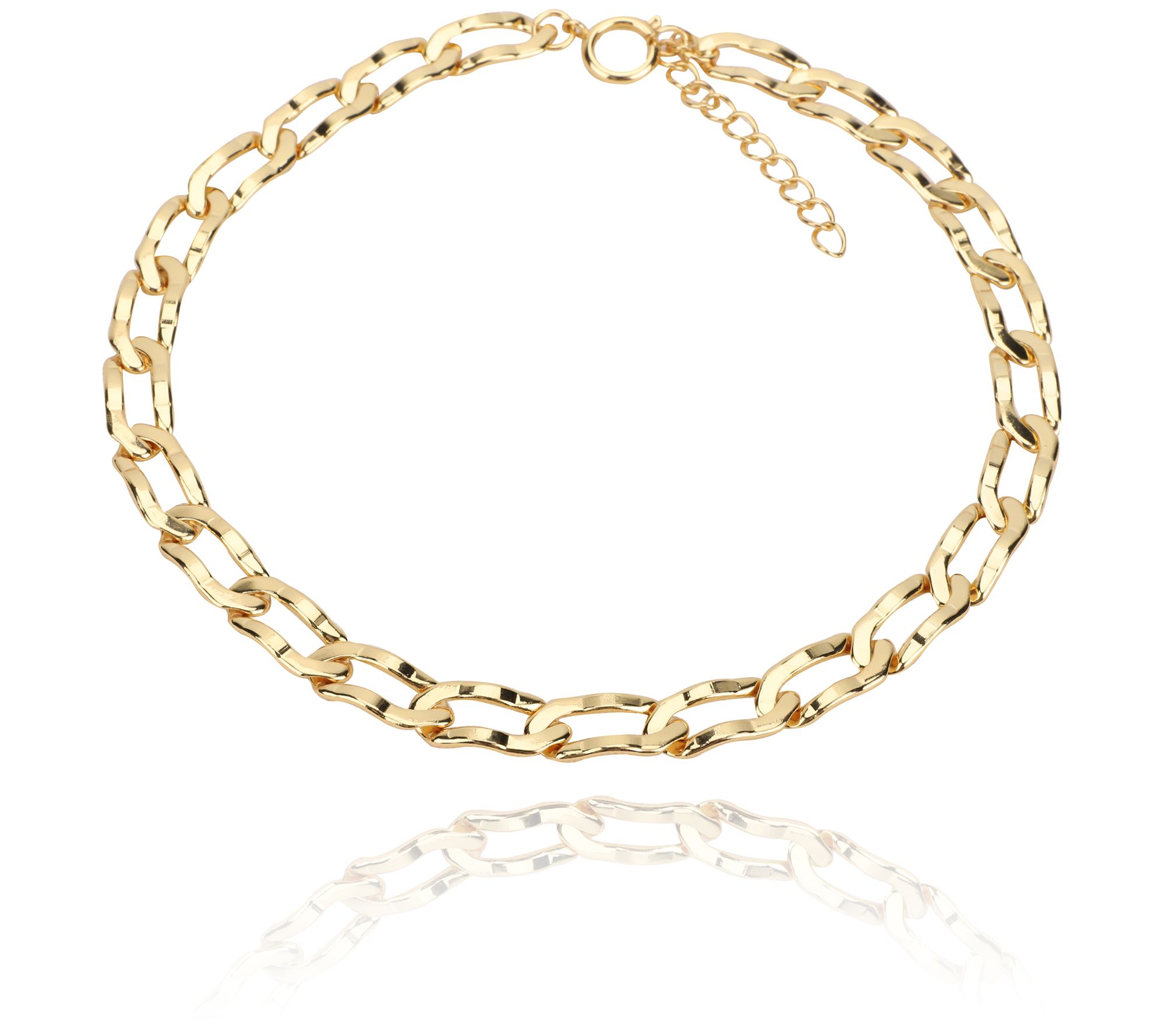 Vintage Havana Zariah Goldtone Curb Link Chain Necklace