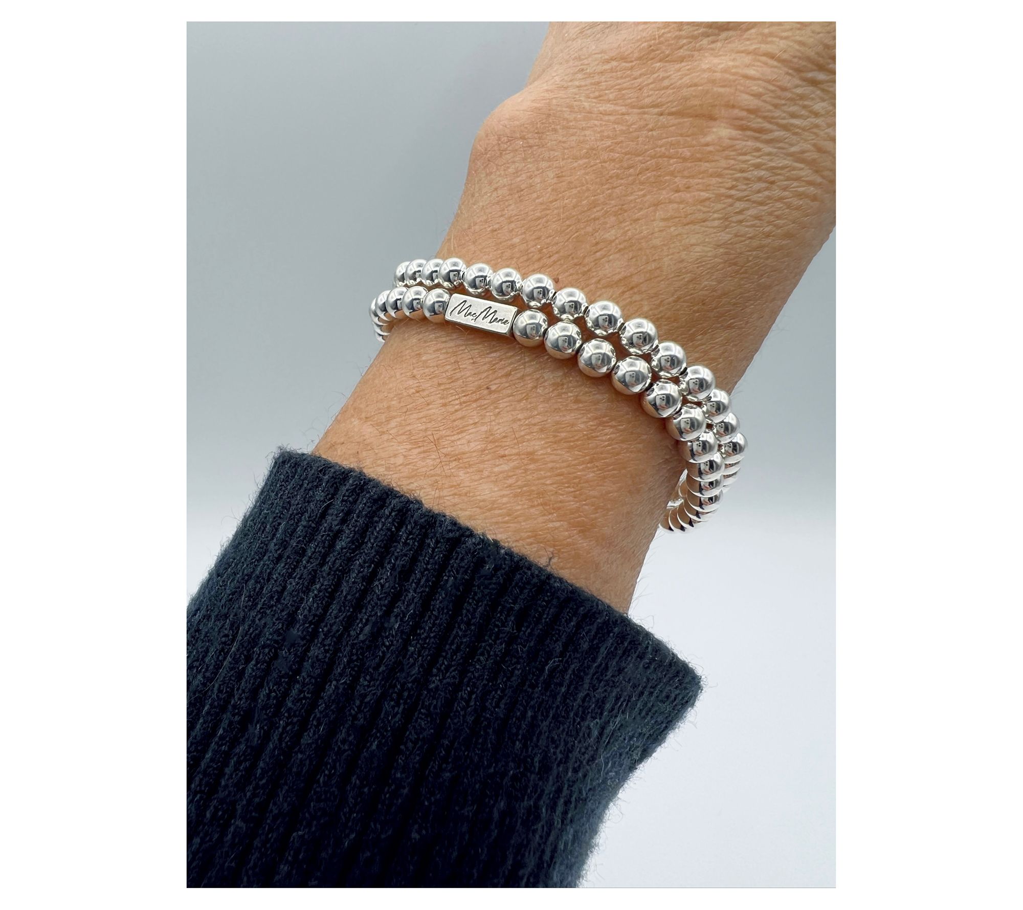 MaeMarie Wraps Silver Lining 4mm Double Bracelet SL-4-D