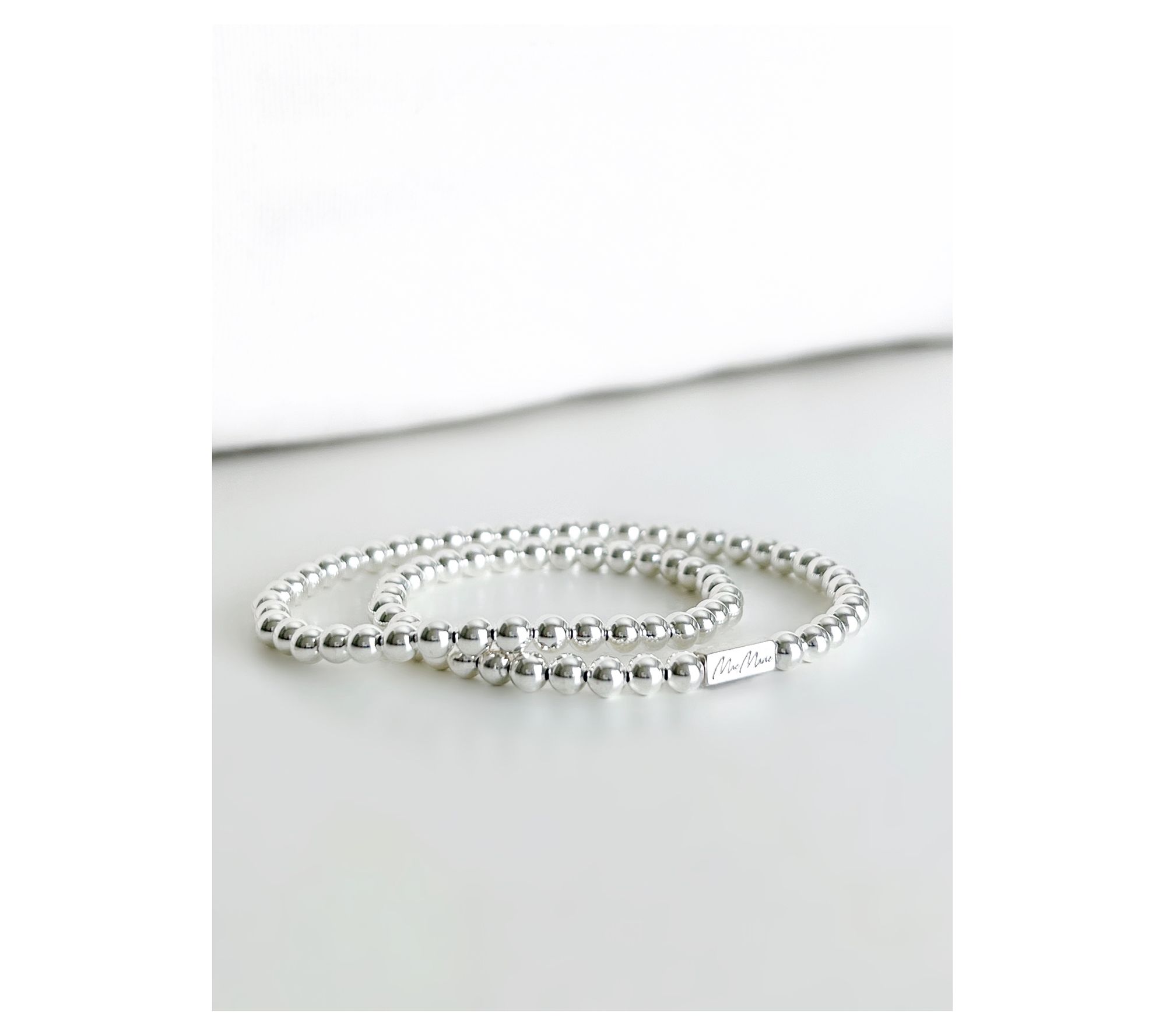 MaeMarie Wraps Silver Lining 4mm Double Bracelet SL-4-D