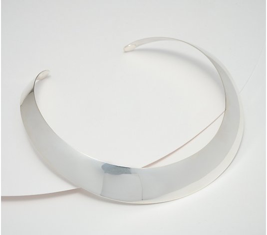 UltraFine 950 Silver Bold 21mm Collar Necklace