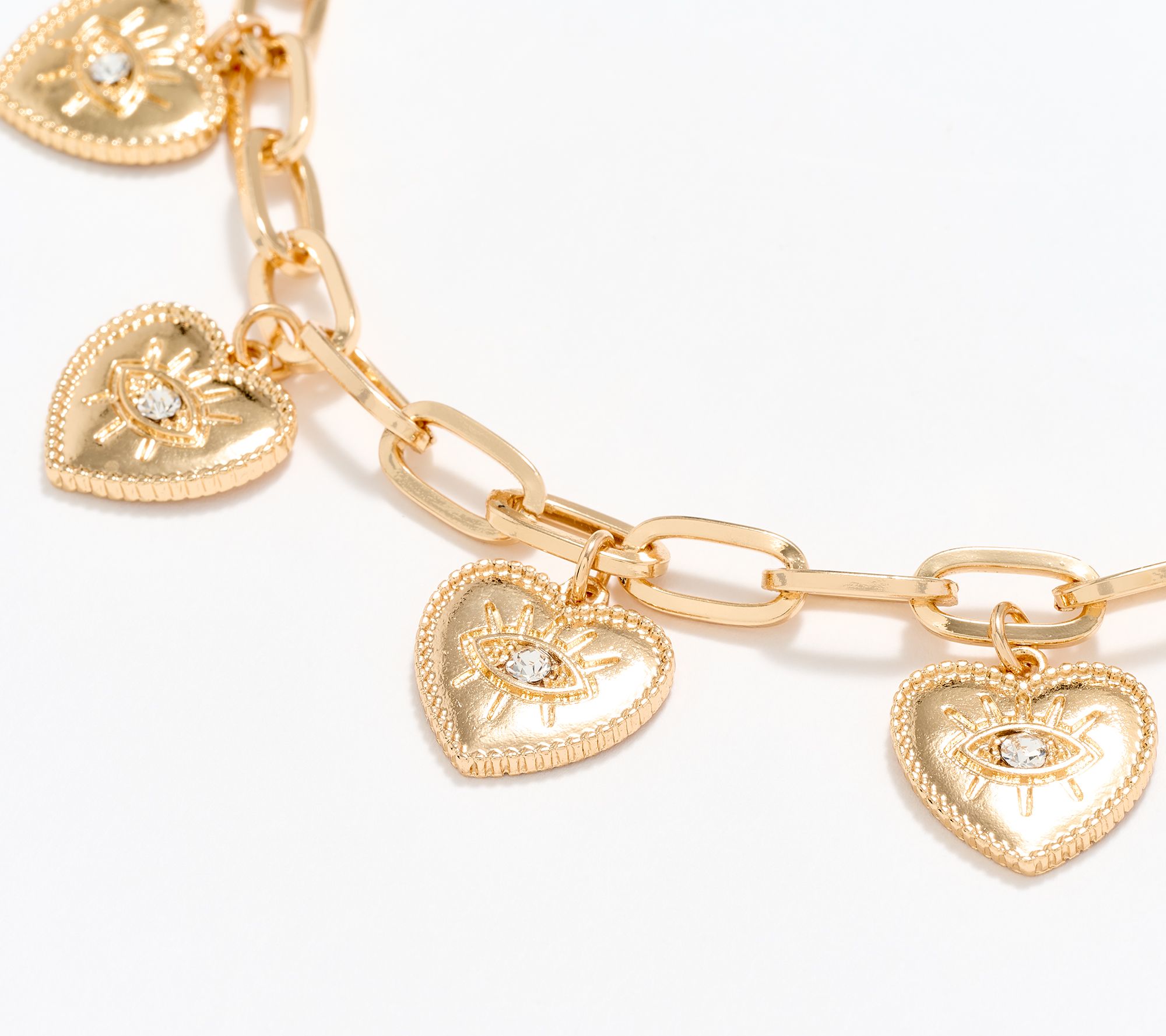 Joan Rivers Evil Eye Charm Necklace