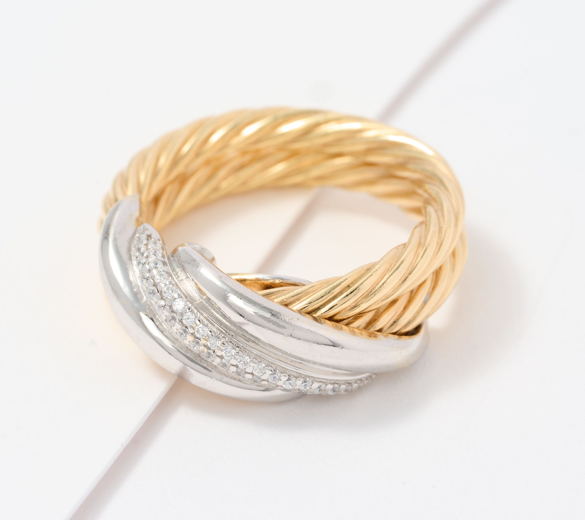 "As Is" Italian Silver x David Markstein Sterl Couture Inspired Ring