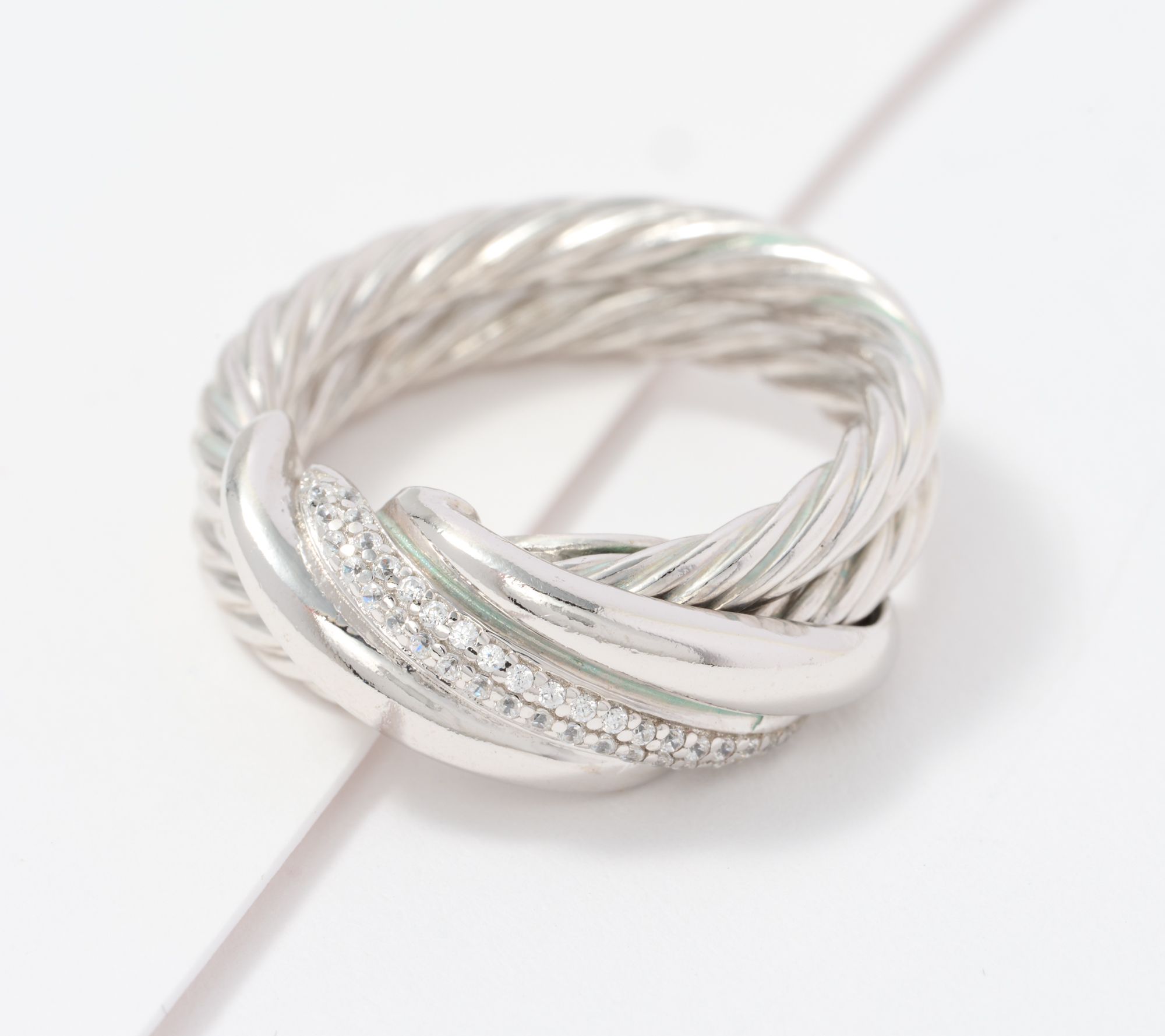 "As Is" Italian Silver x David Markstein Sterl Couture Inspired Ring