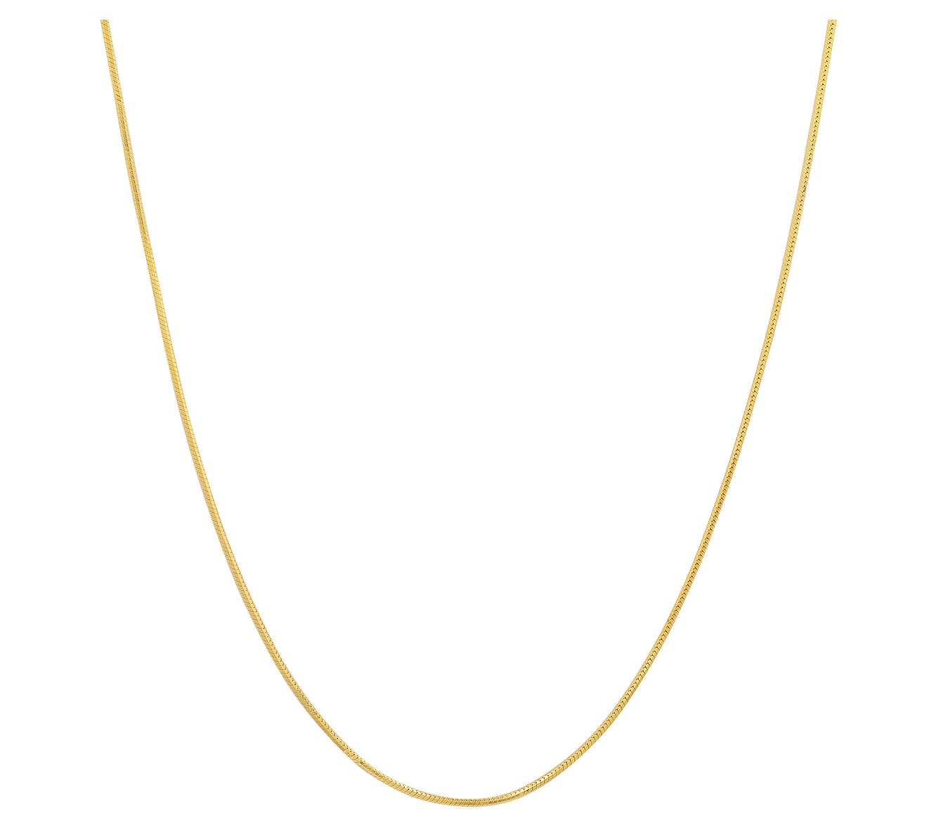 Silver Style Snake Chain Necklace, Sterling