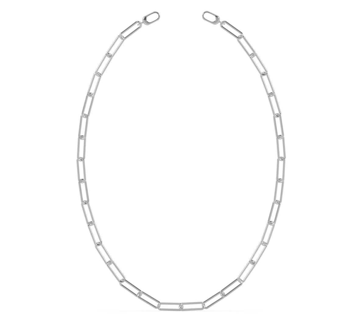 ONI Fine Jewelry Sterling Silver Maxi Clip Necklace