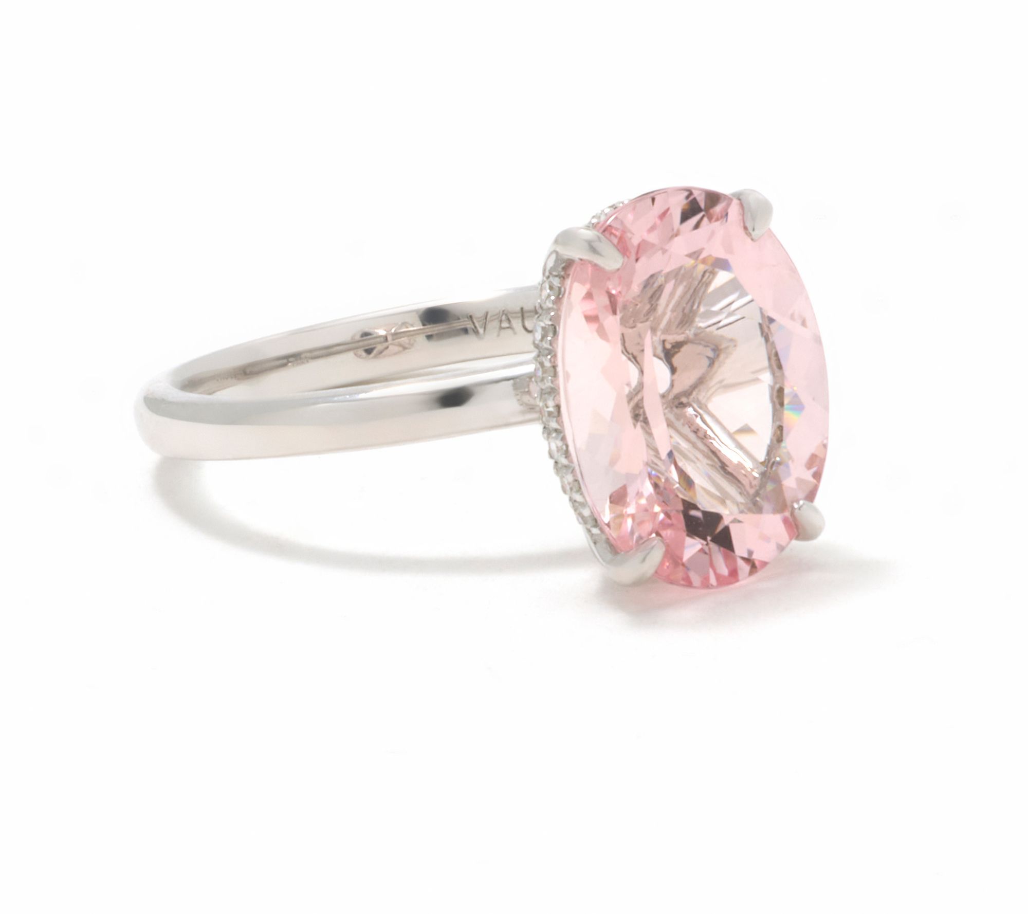 Vault Discoveries Brazilian Pink Morganite, 14K
