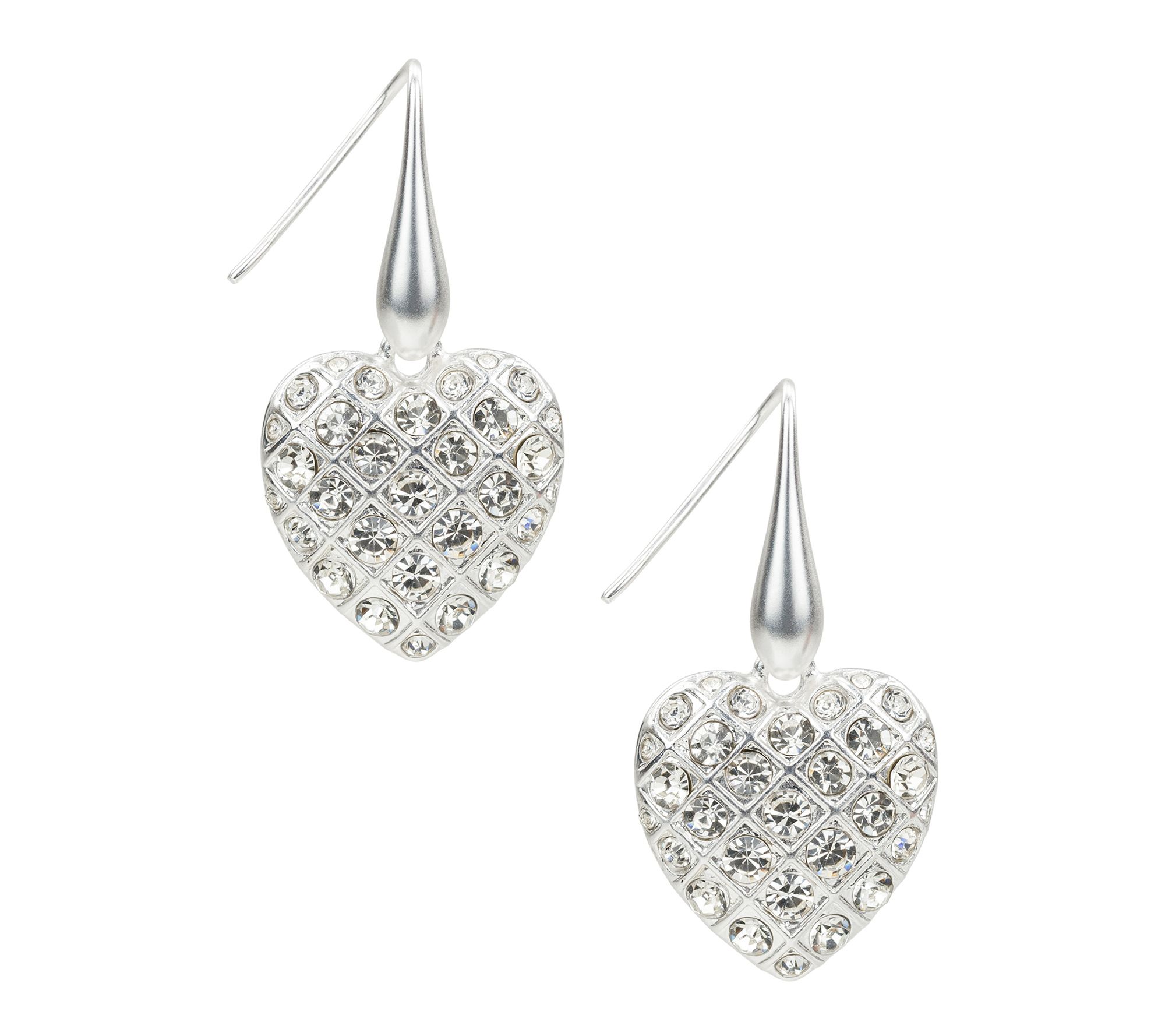 Patricia Nash Holiday Charm Collection Heart Drop Earrings