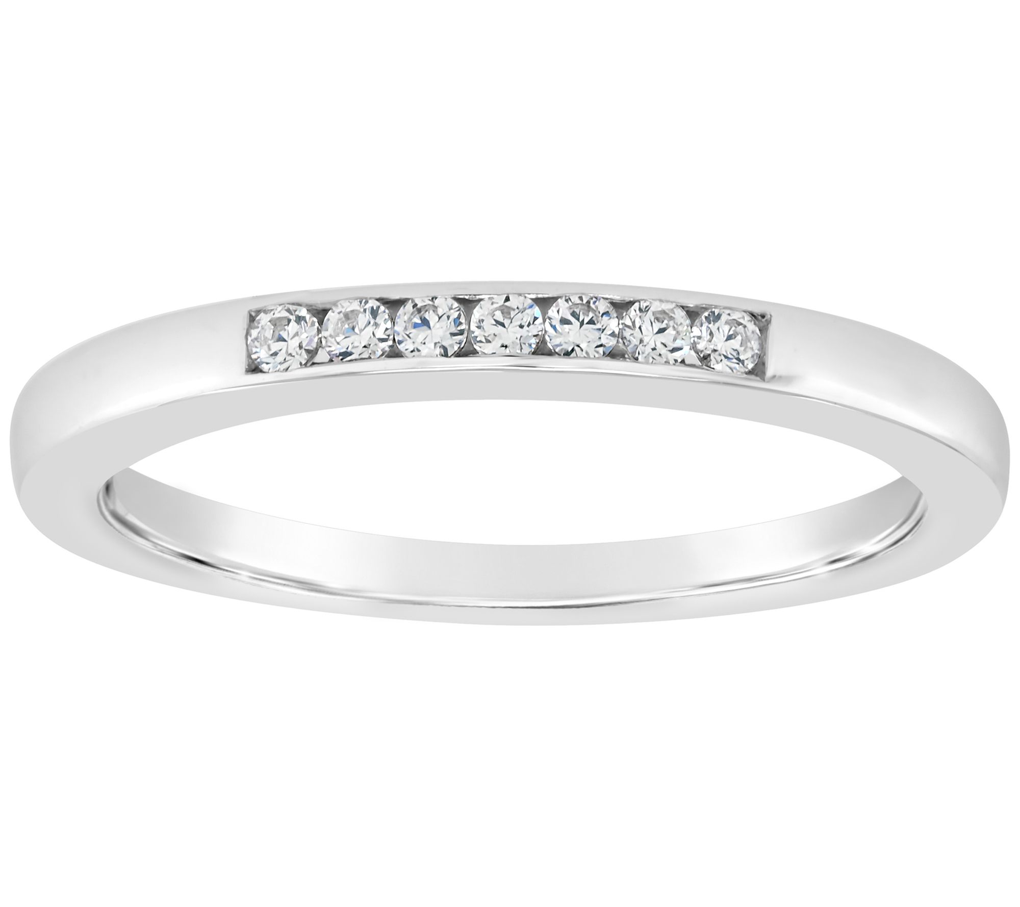 Affinity 14K Gold Channel Set 1/10 cttw DiamondRing