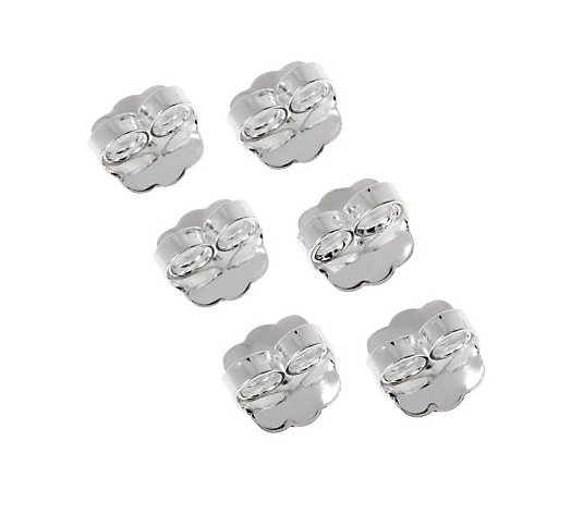 UltraFine Silver Set of 3 Oversized Earring Clutches