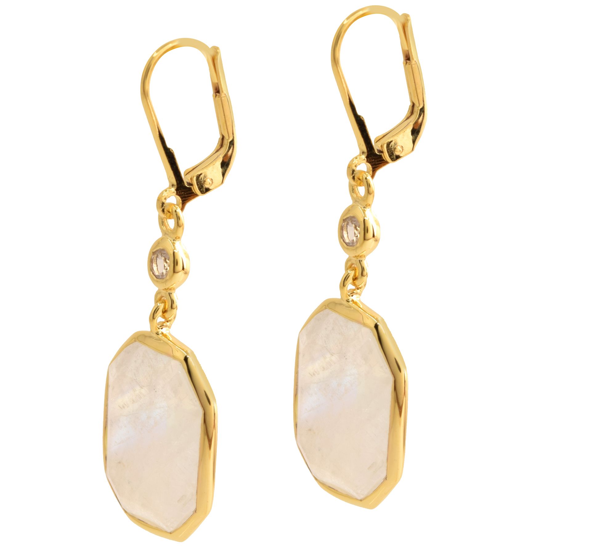 Affinity Gems Multi-Gemstone Dangle Earrings, 1K Gold Plated