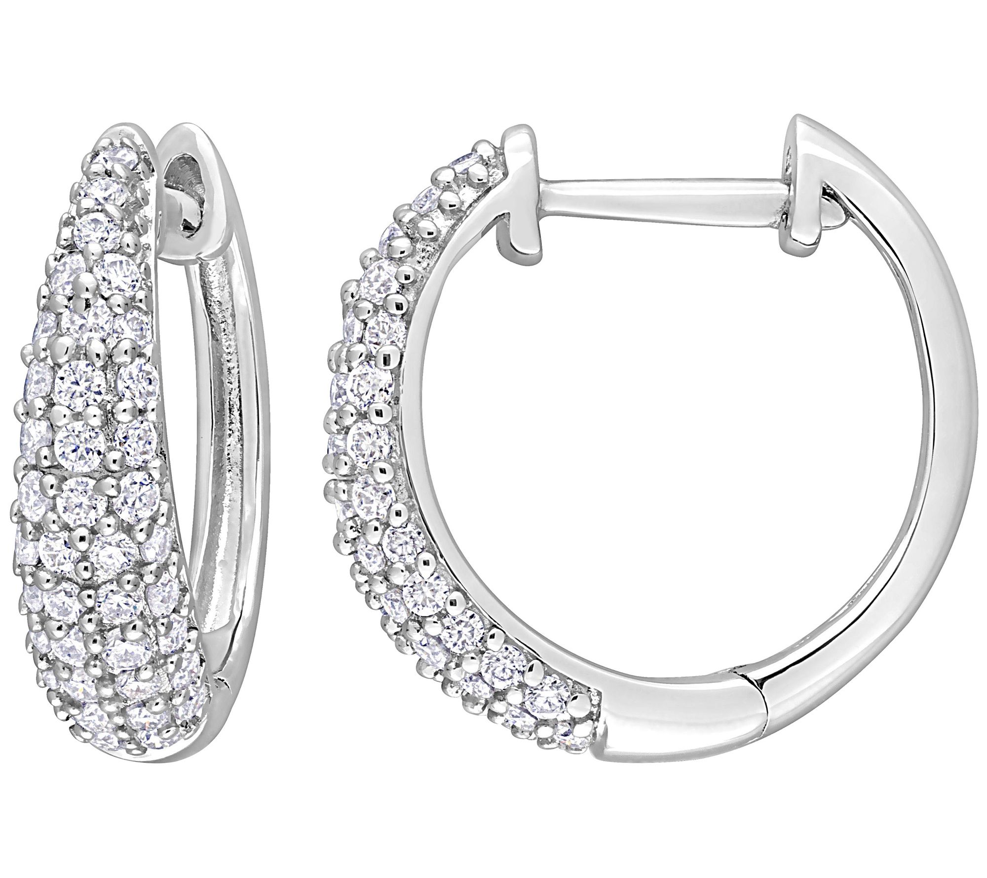 Qvc moissanite deals earrings