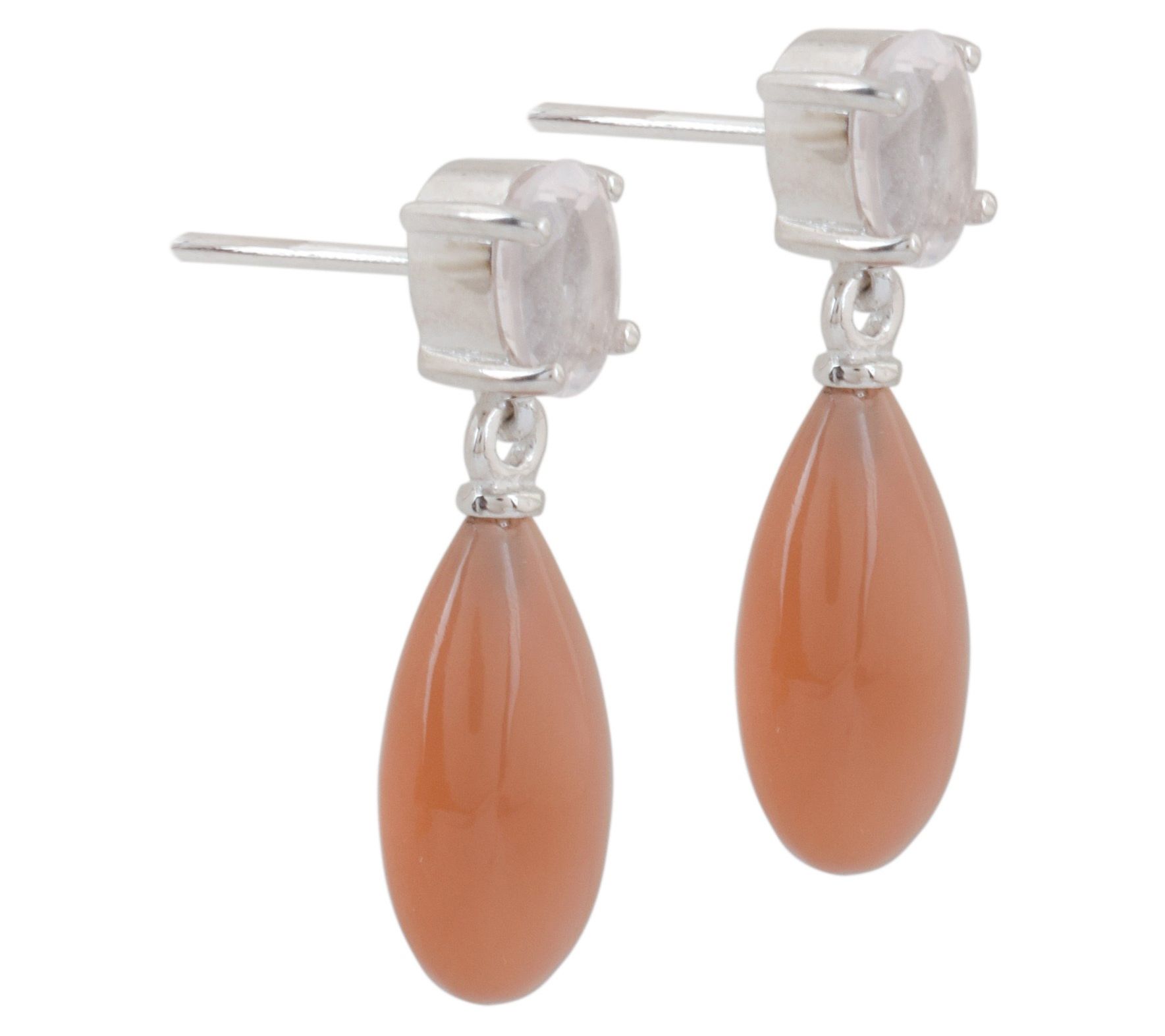 Affinity Gems Multi-Gemstone Dangle Drop Earrings, Sterling