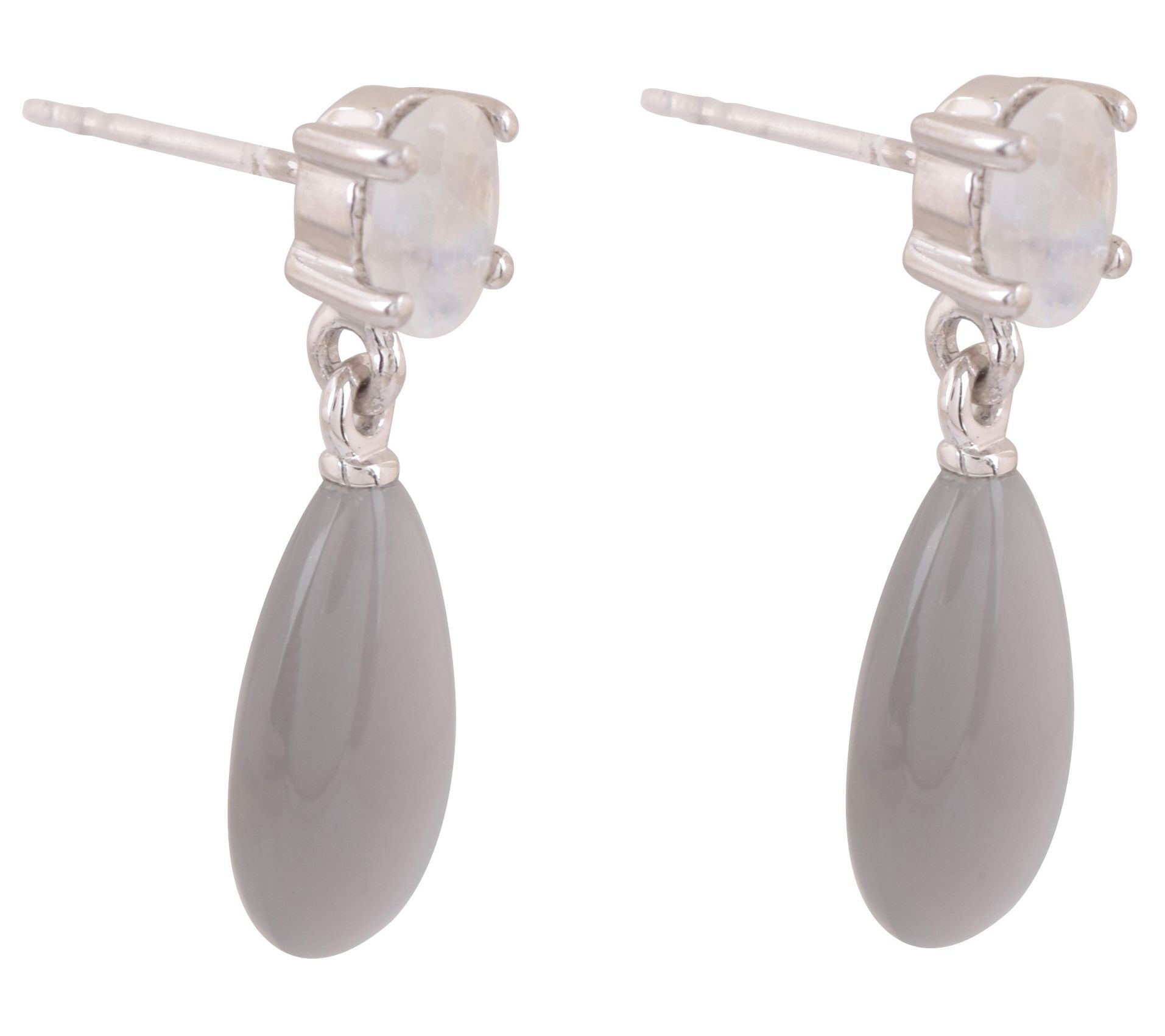 Affinity Gems Multi-Gemstone Dangle Drop Earrings, Sterling