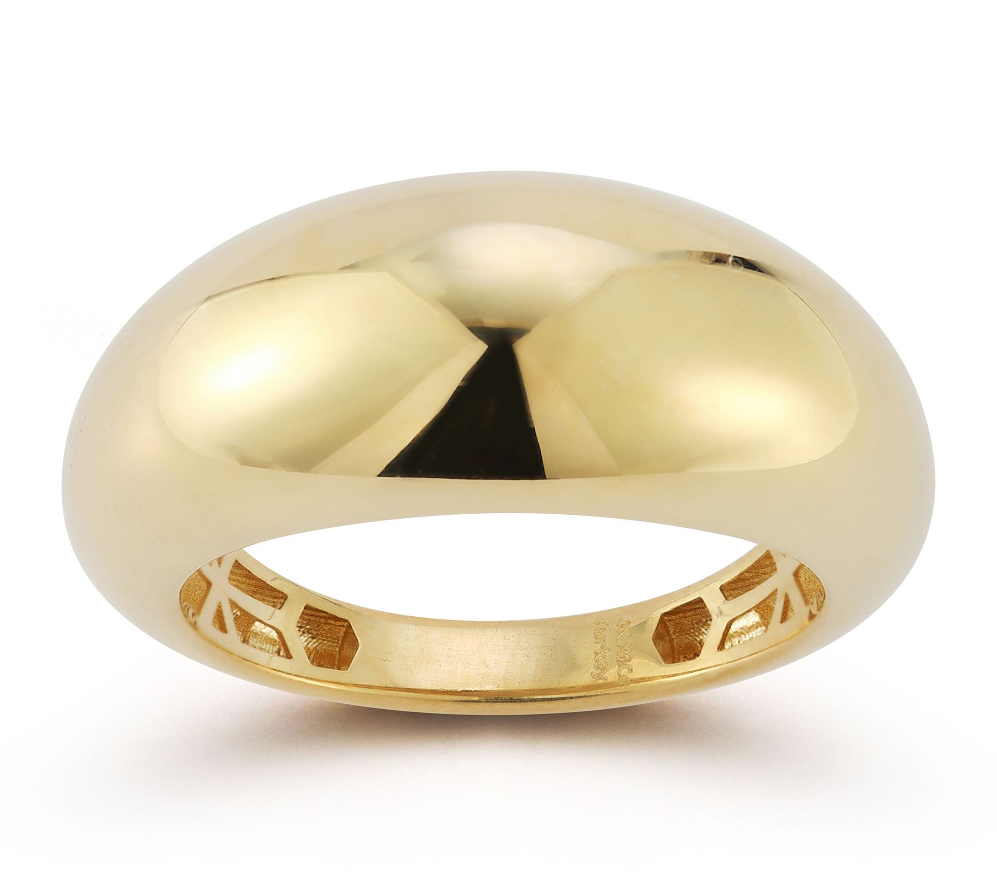 Luminosa Gold Bold Dome Ring, 14K