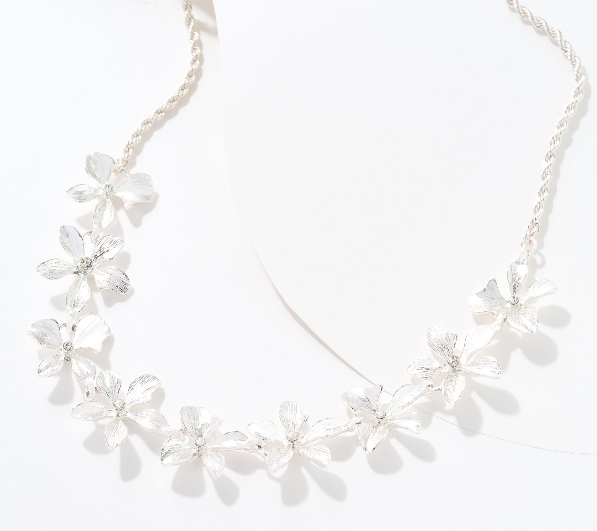 "As Is" Joan Rivers Floral 17" Necklace