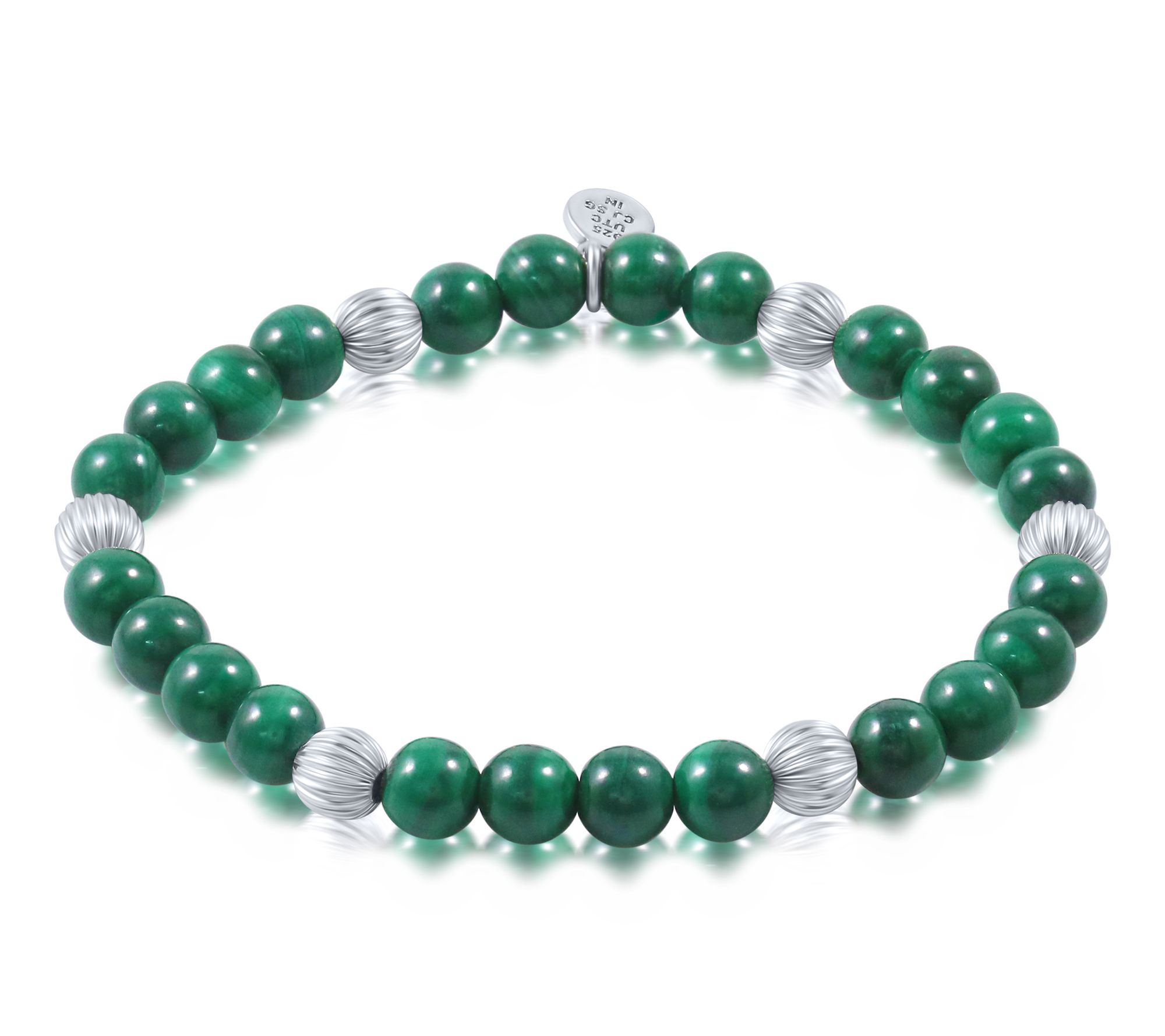 Christian James by Scott Grimes Sterling Stretch Bead Bracelet
