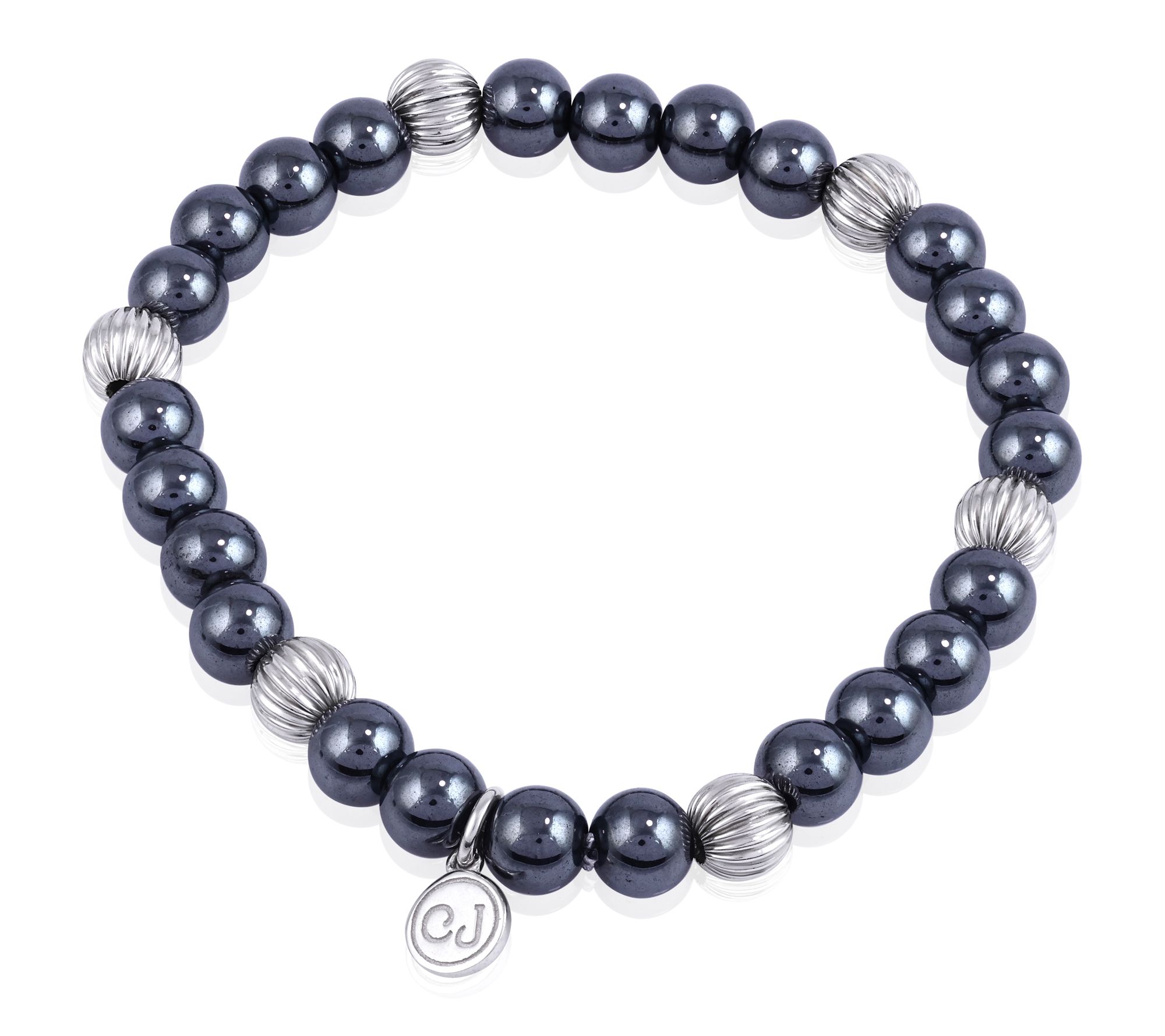Christian James by Scott Grimes Sterling Stretch Bead Bracelet